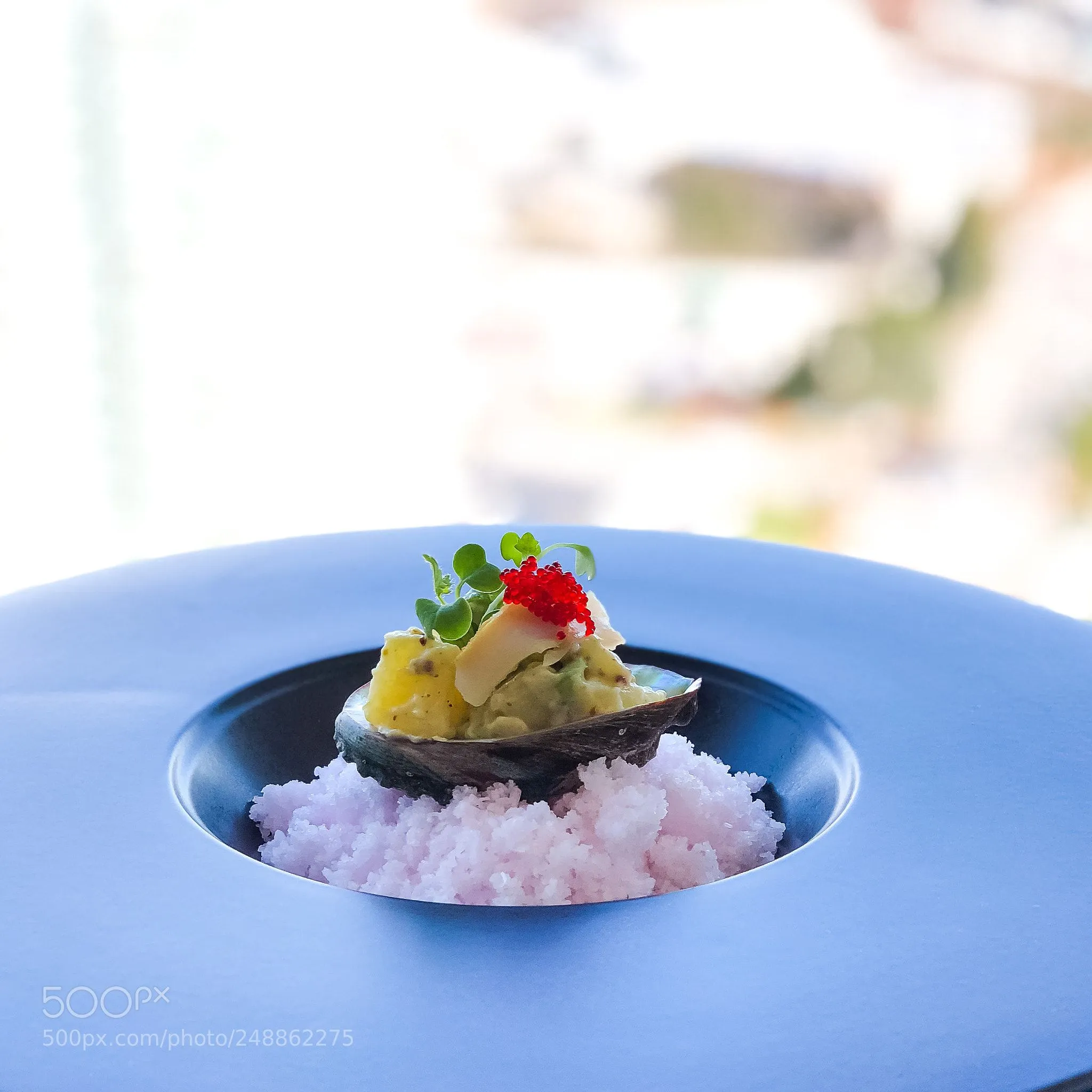 Abalone with Mashed Potatoes