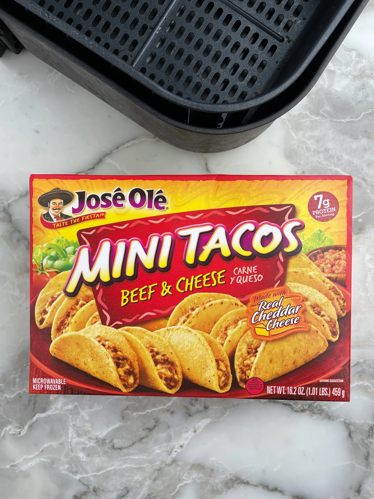 Air Fryer Frozen Mini Tacos