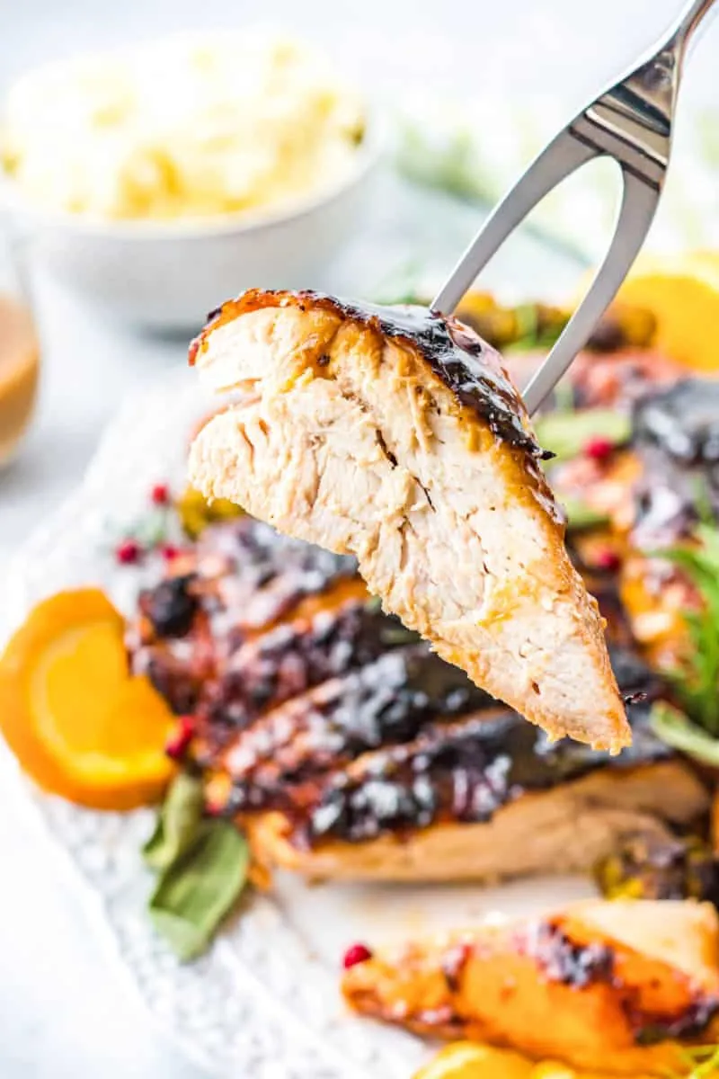 Air Fryer Glazed Turkey Breast