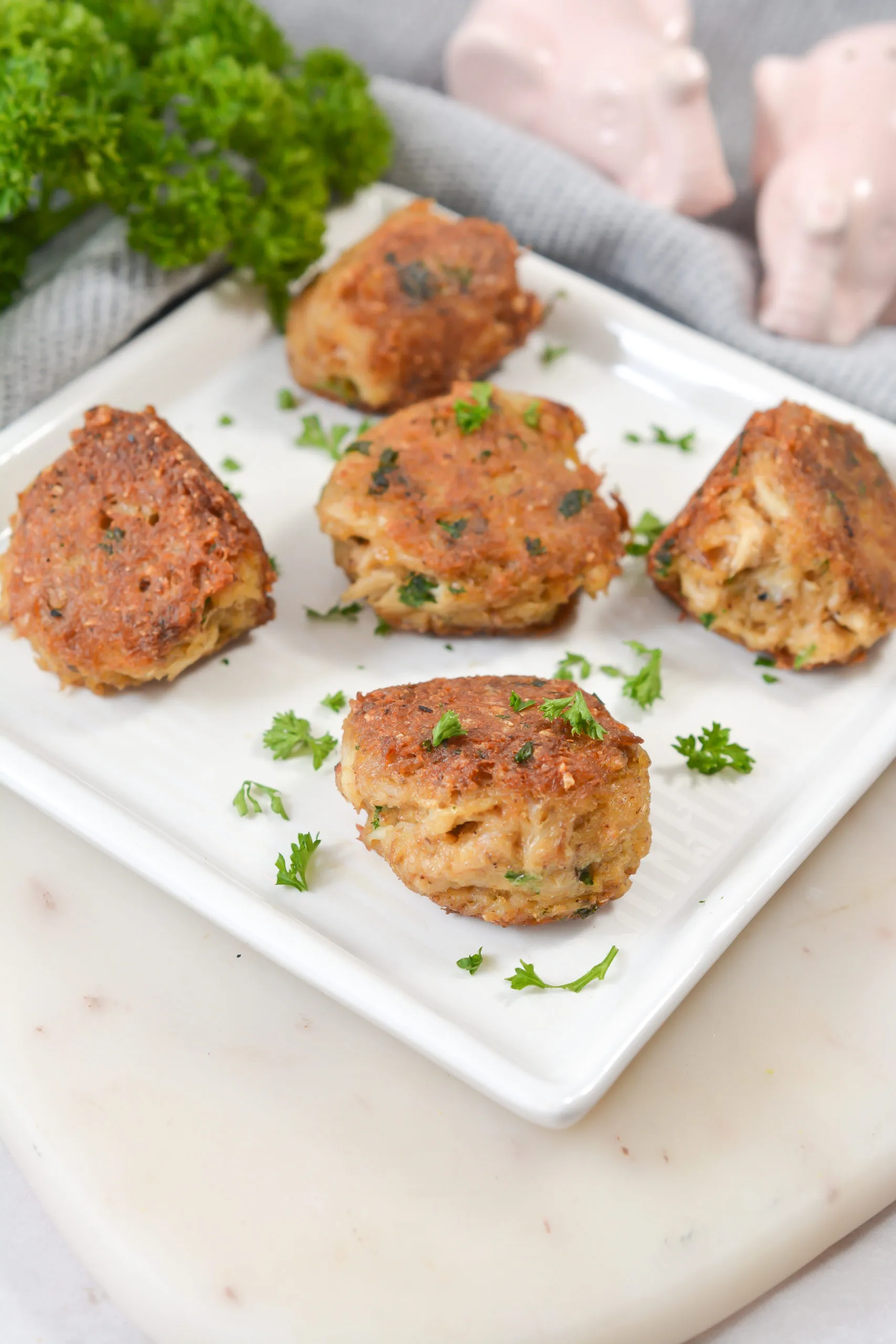 Air Fryer Keto Crab Cakes
