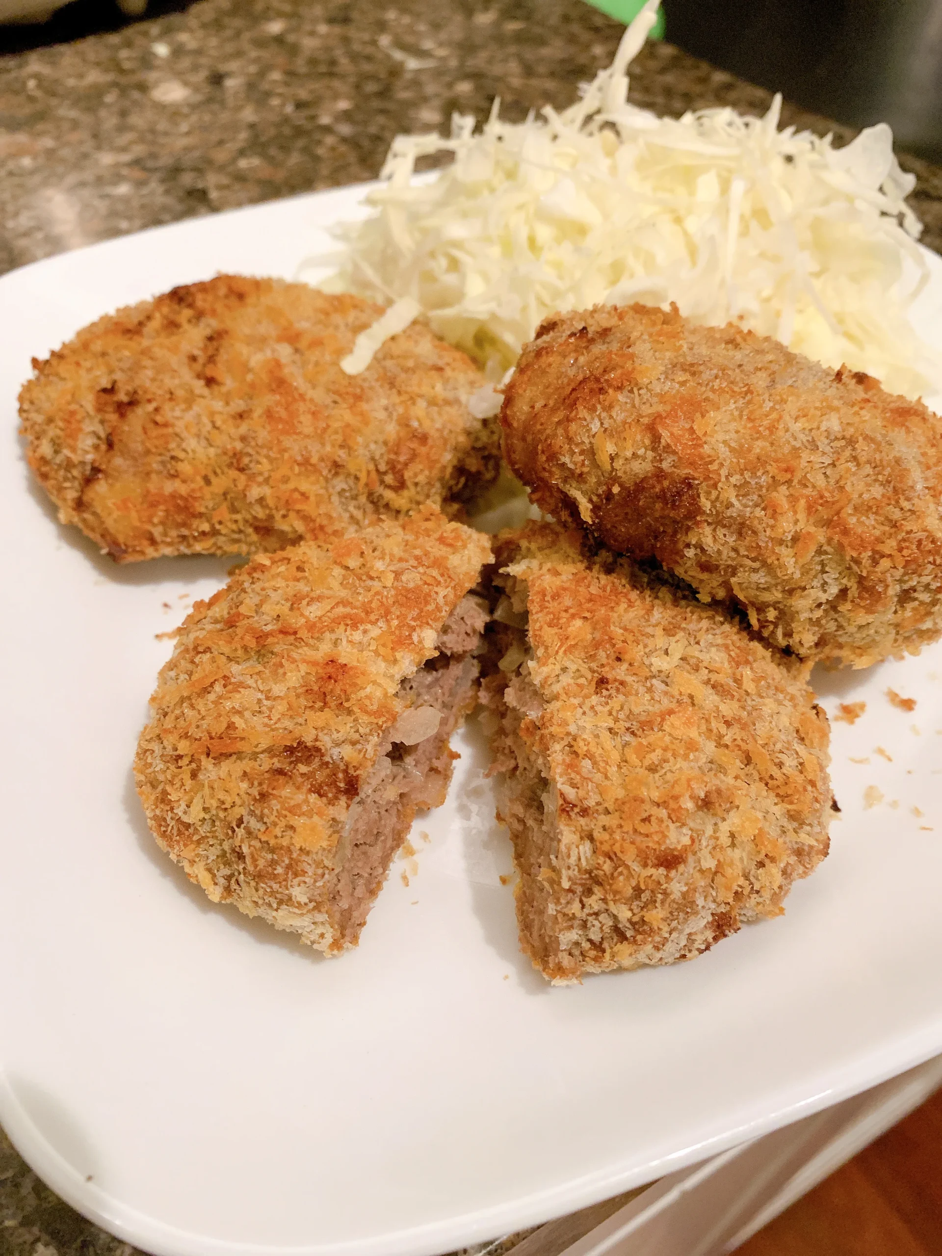Air Fryer Menchi Katsu
