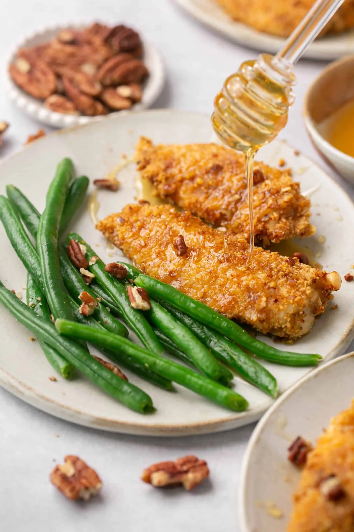 Air Fryer Pecan Crusted Chicken Strips