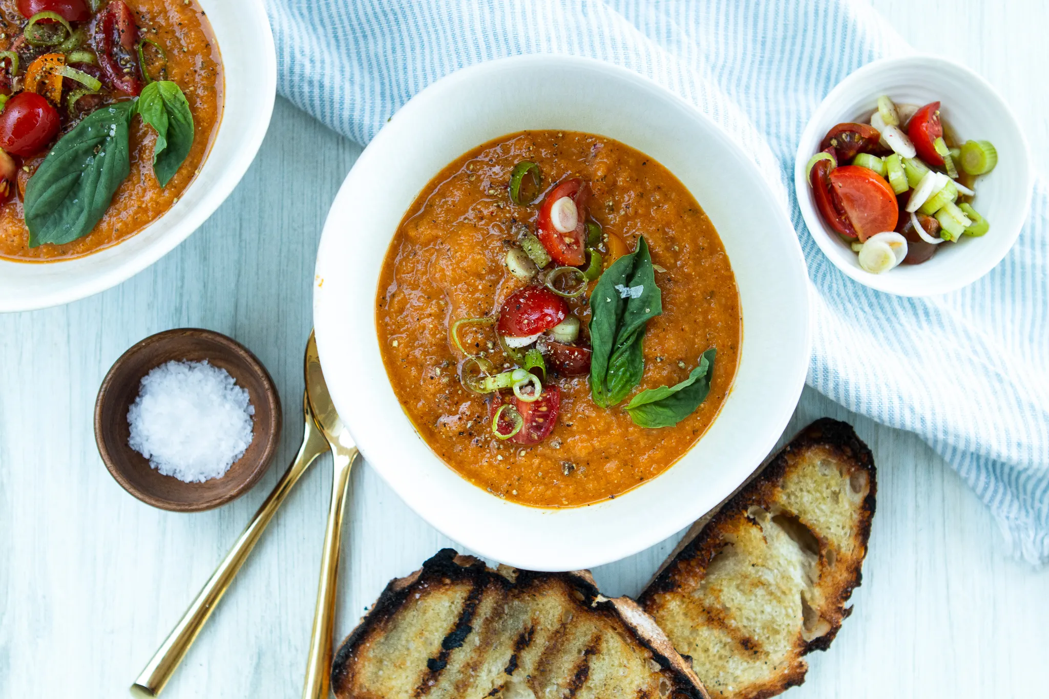 Alana Shocko Mama's Grilled Vegetable Gazpacho of Love