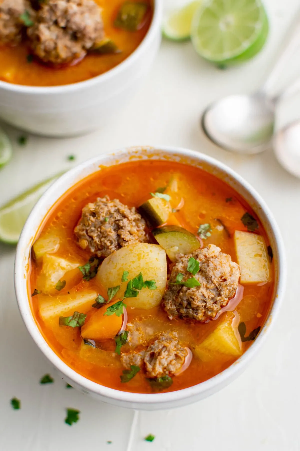 Albondigas Soup (Mexican Meatball Soup)