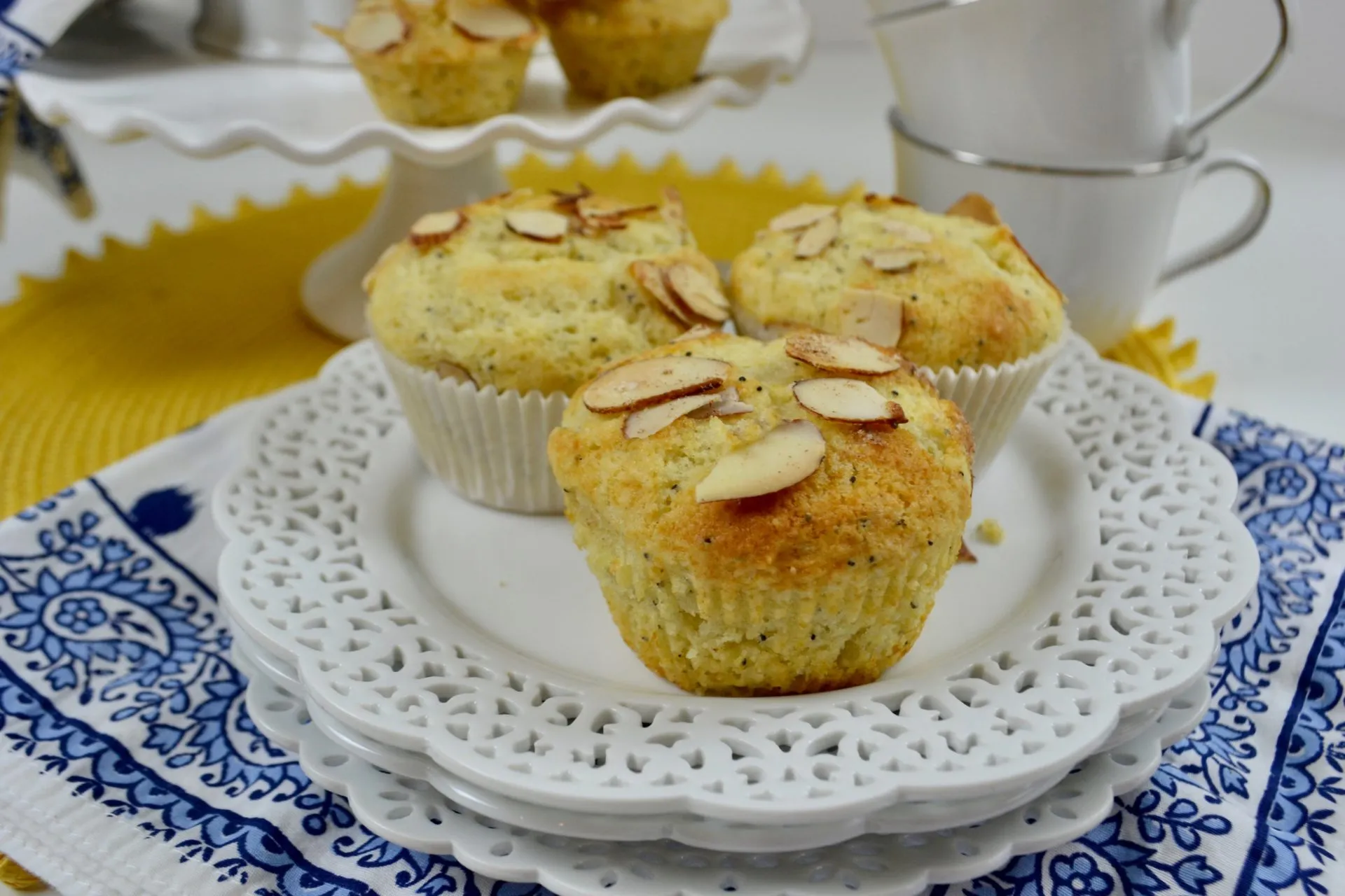 Almond Poppyseed Mini Muffins