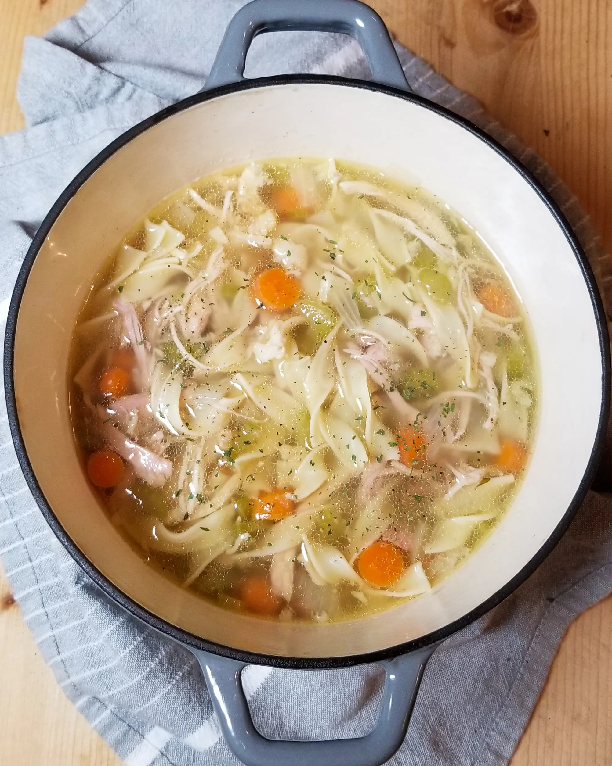 Amanda's Chicken Noodle Rice Soup