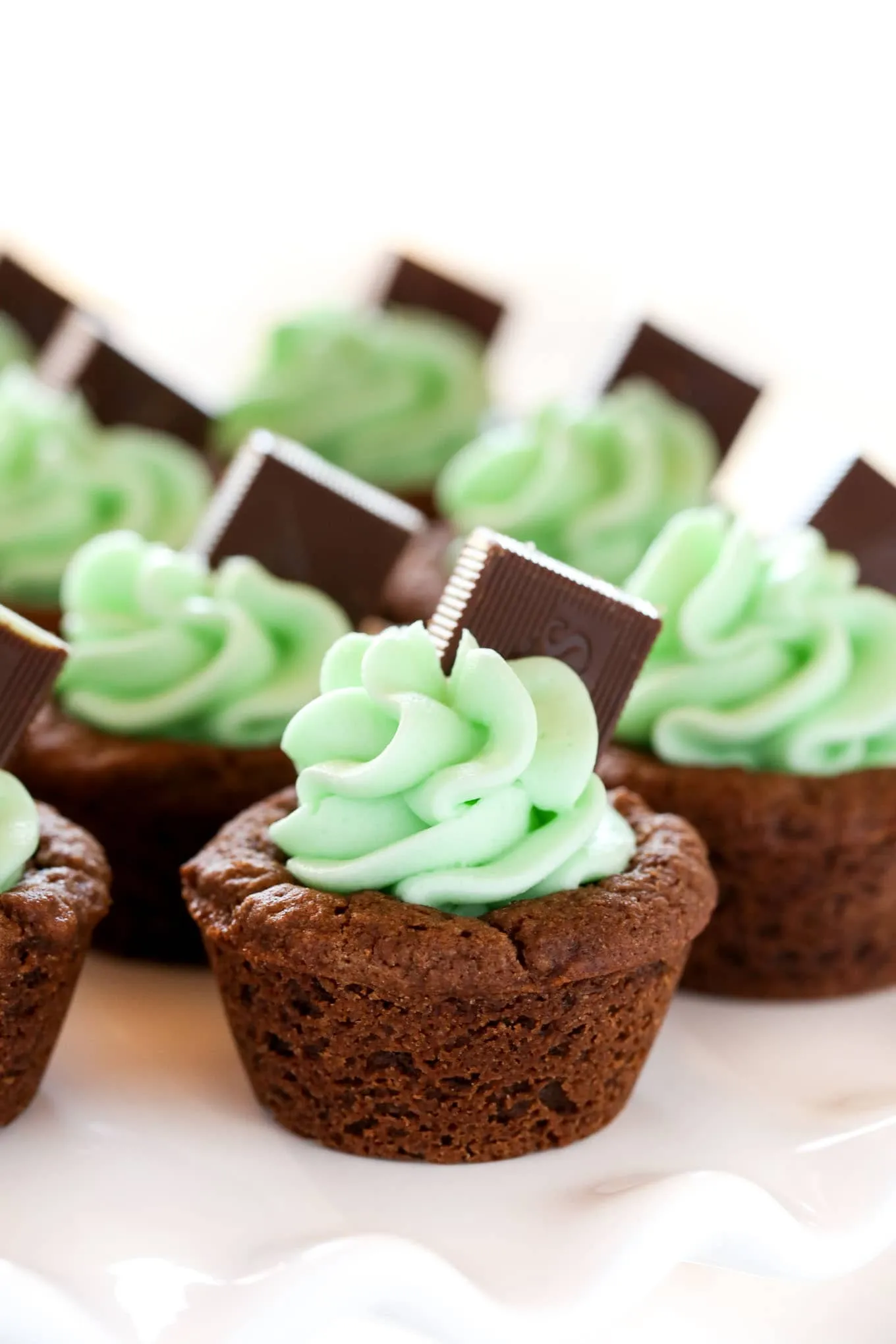 Andes Mint Chocolate Cookie Cups