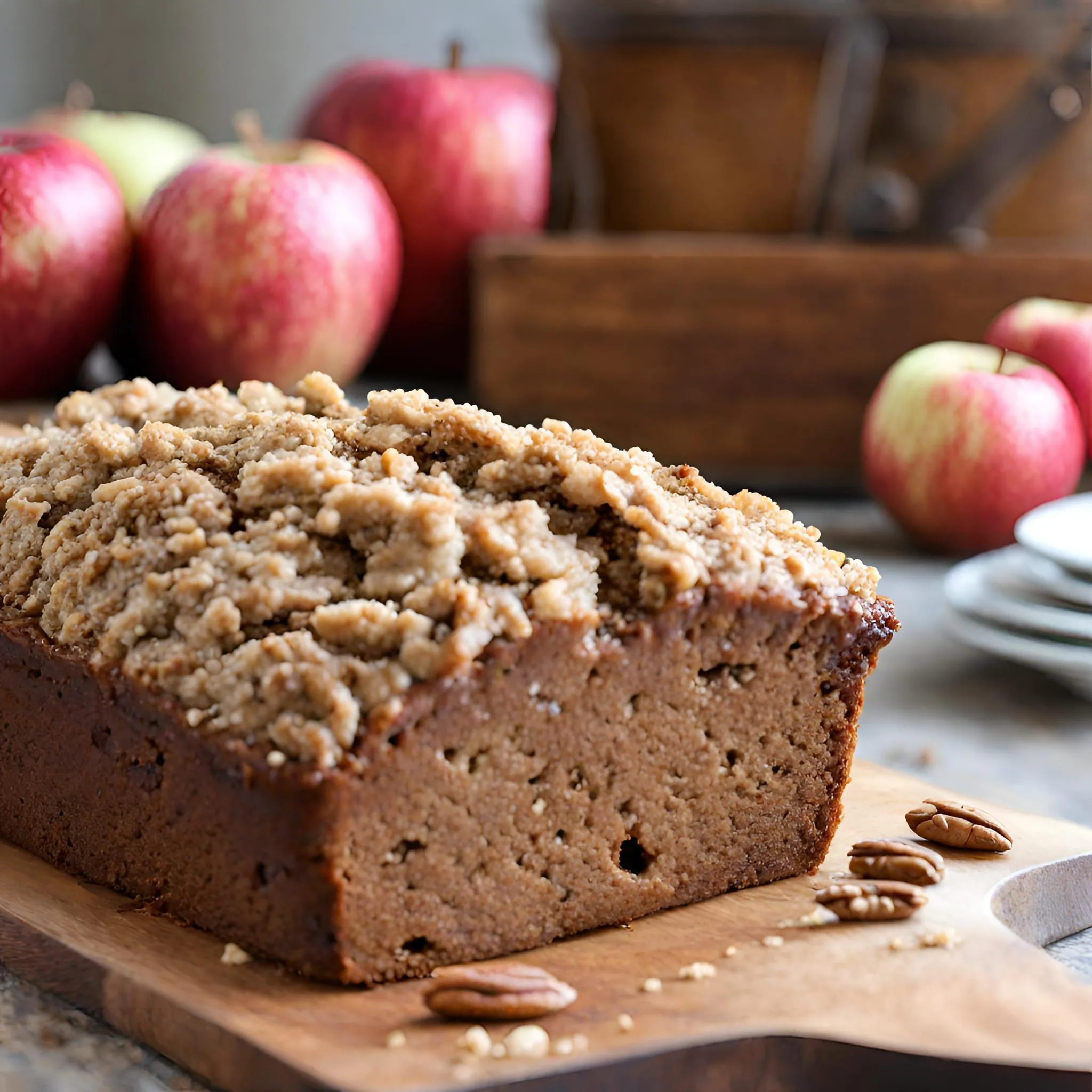Apple Butter Pecan Quick Bread