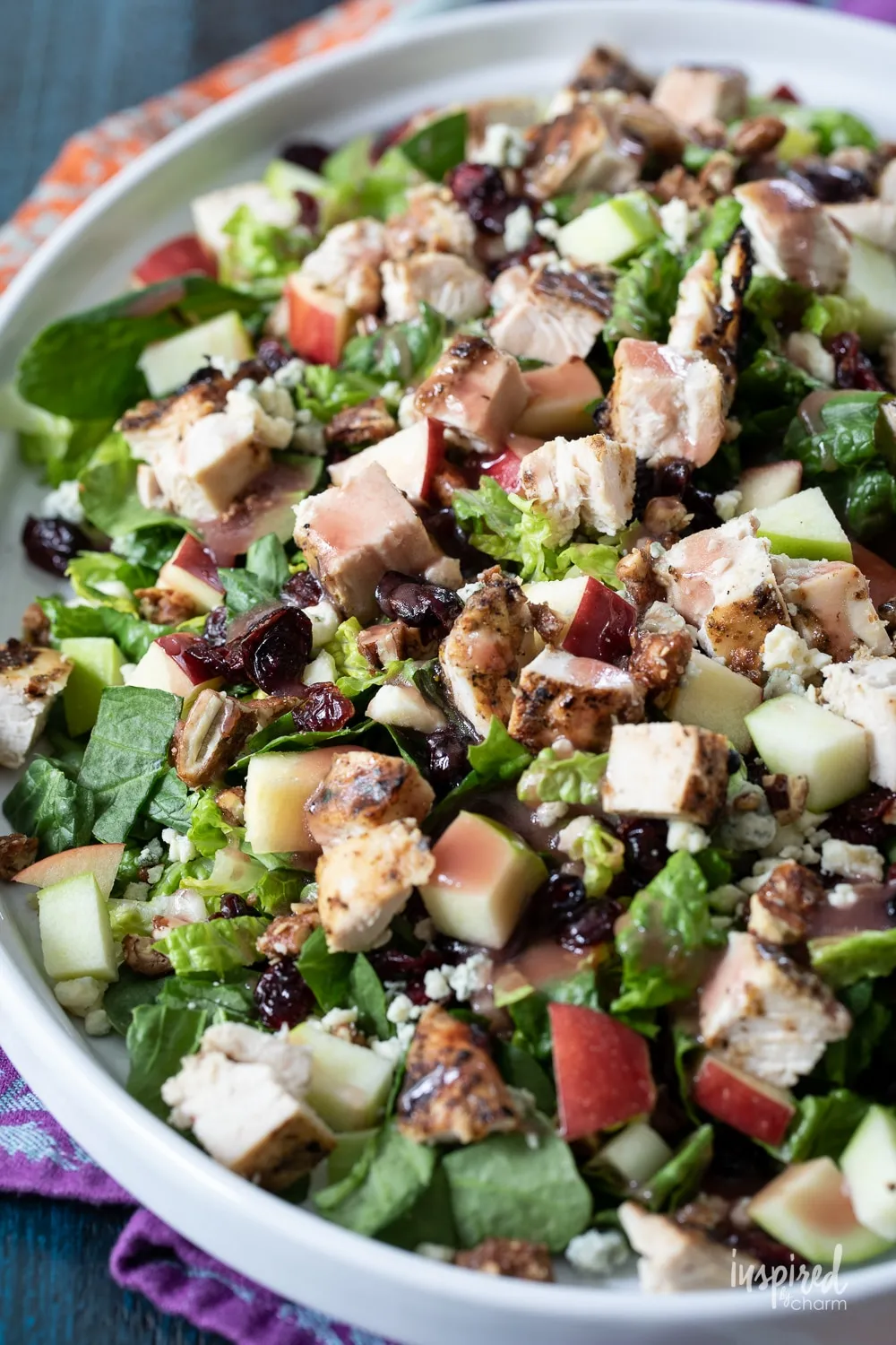 Apple Chicken Salad with Rosemary Pecans