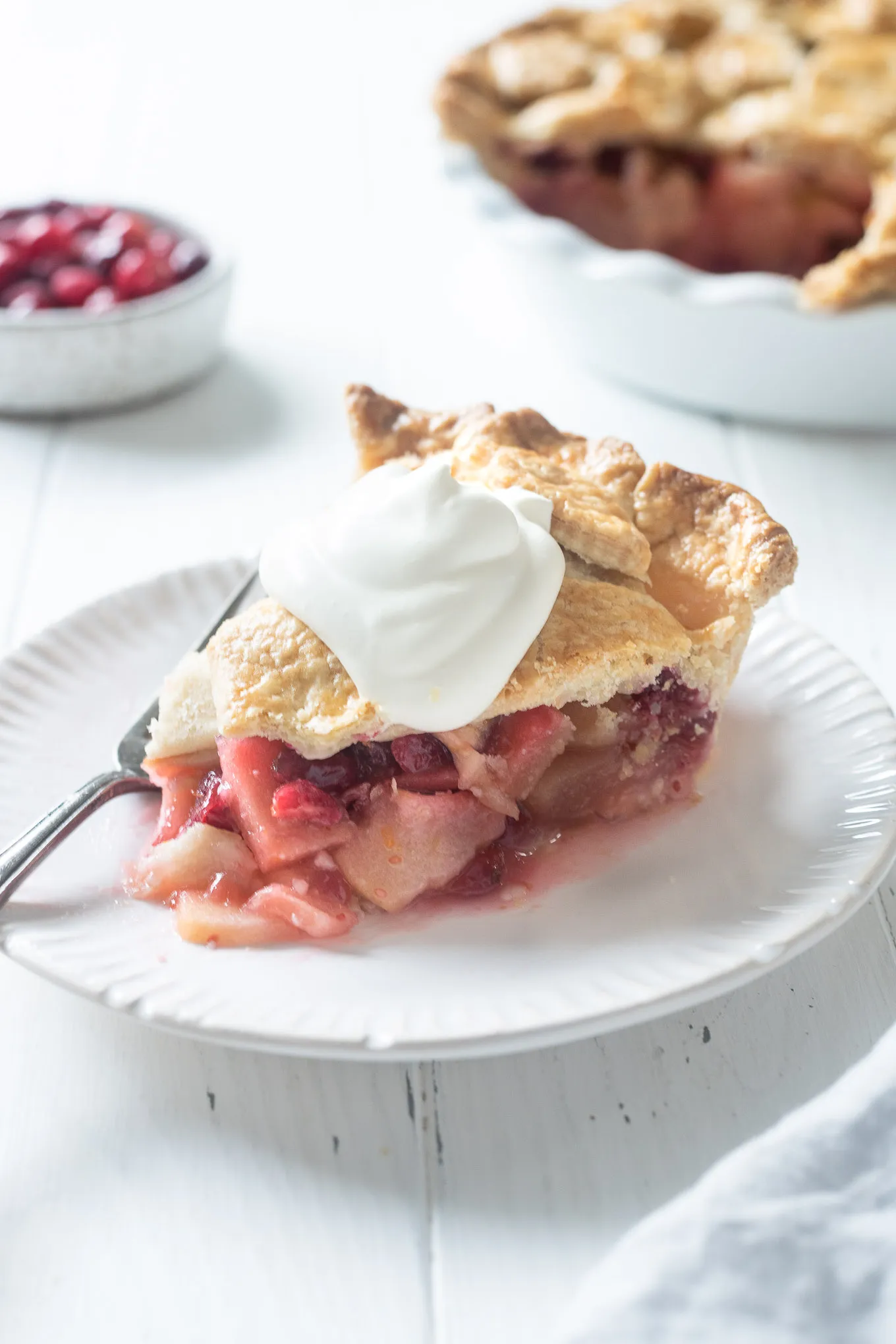 Apple Cranberry Meringue Pie