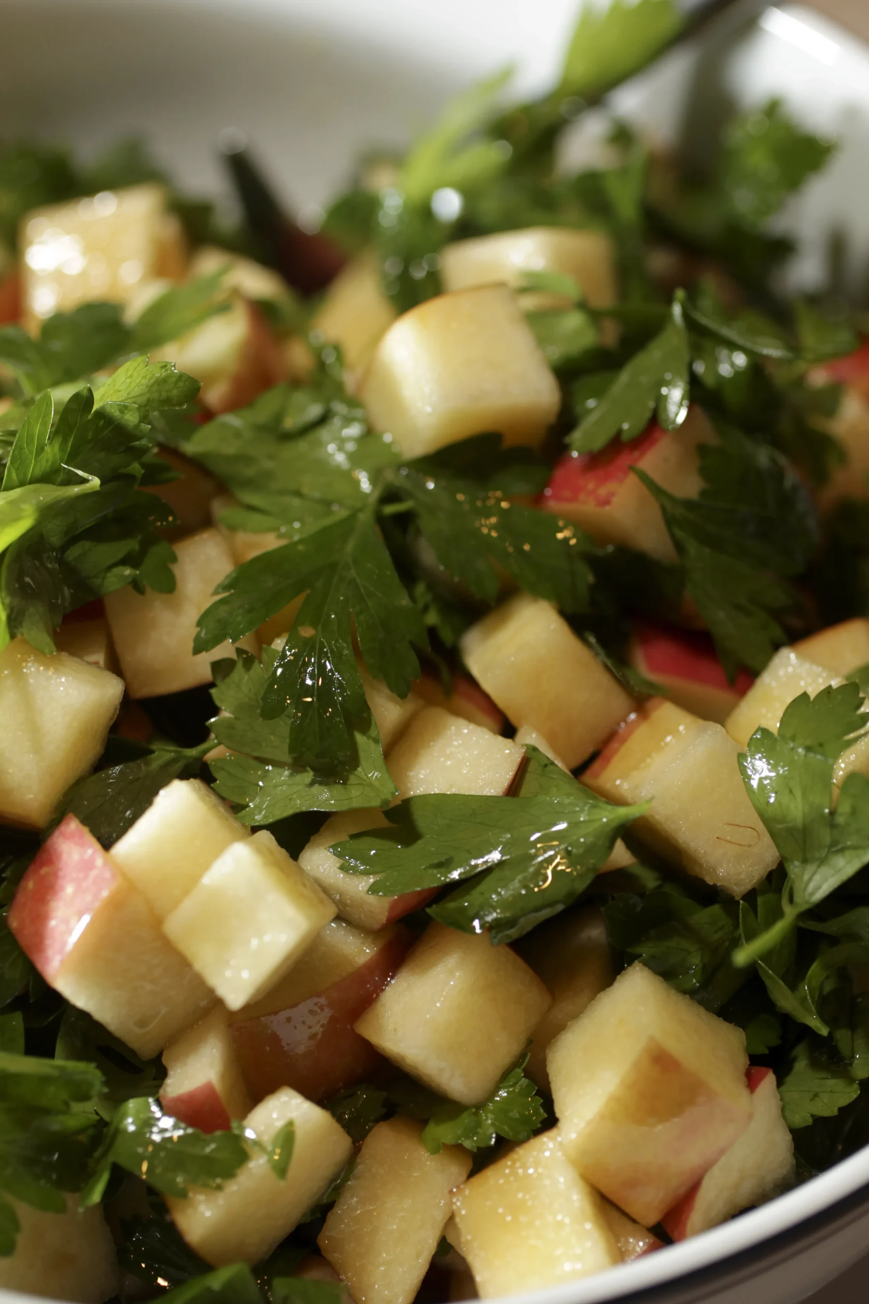 Apple Ham and Parsley Salad