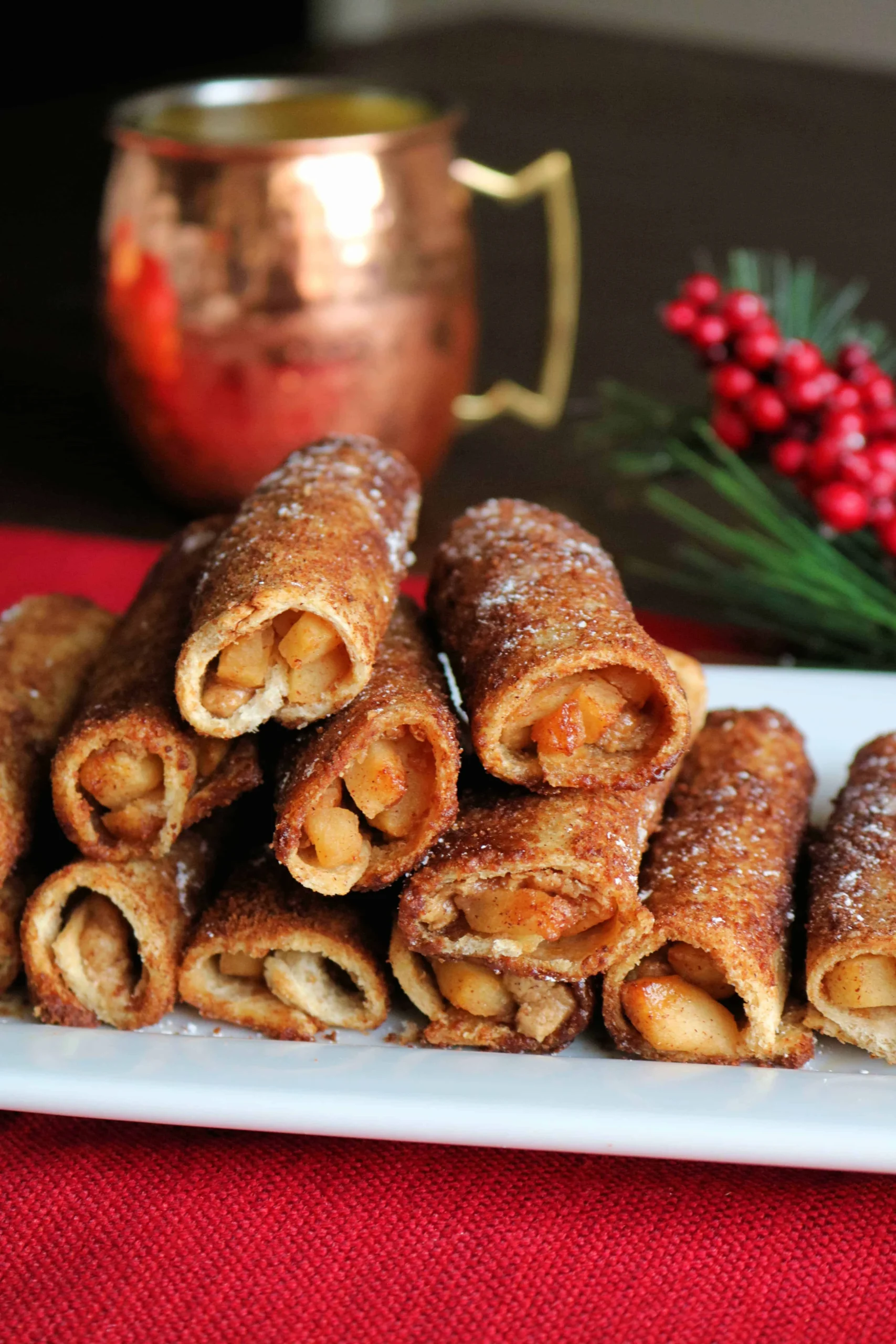 Apple Peanut Butter French Toast Roll Ups
