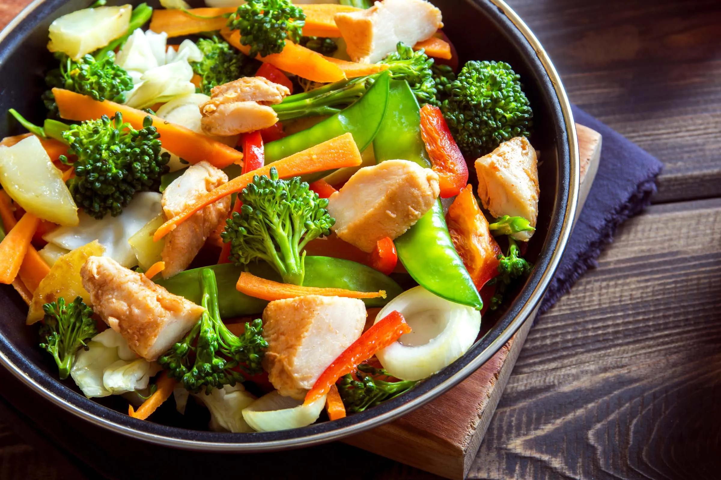 Apple Vegetable Stir Fry