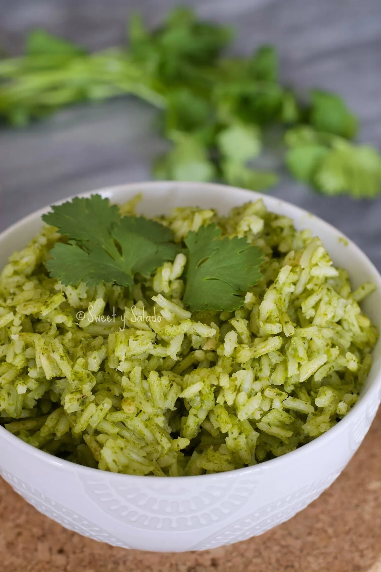 Arroz Verde (Green Rice or Cilantro Rice)