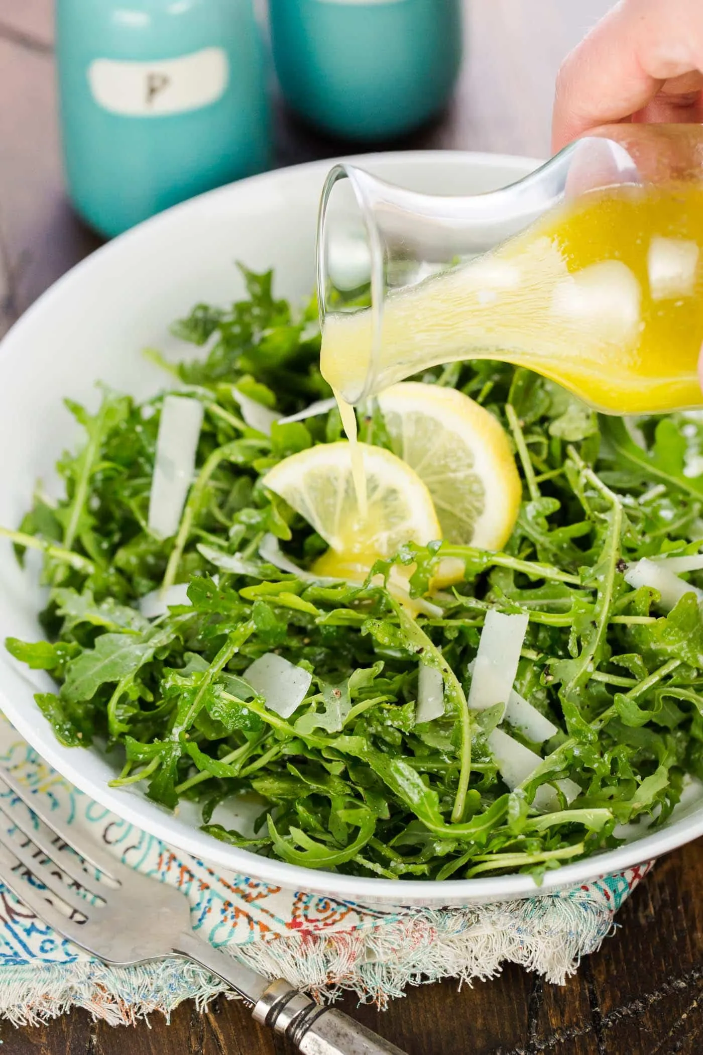 Arugula Salad with Lemon Dressing