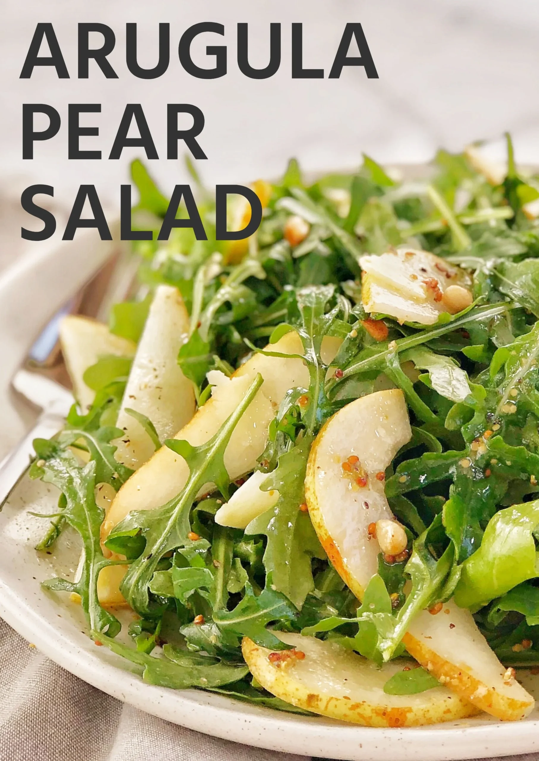 Arugula Salad with Pears