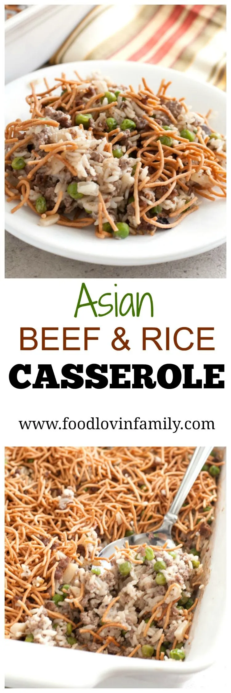 Asian Beef and Rice Casserole