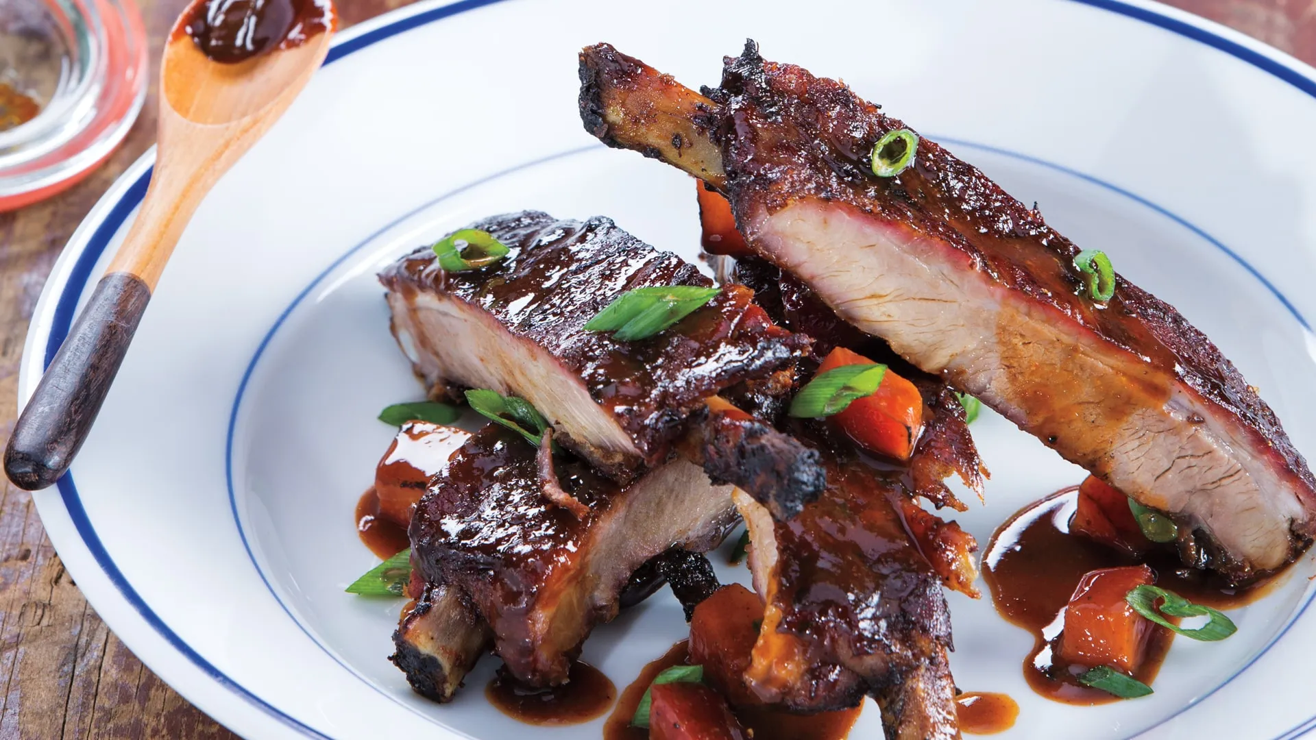Asian Style Ribs with Ginger Orange Glaze