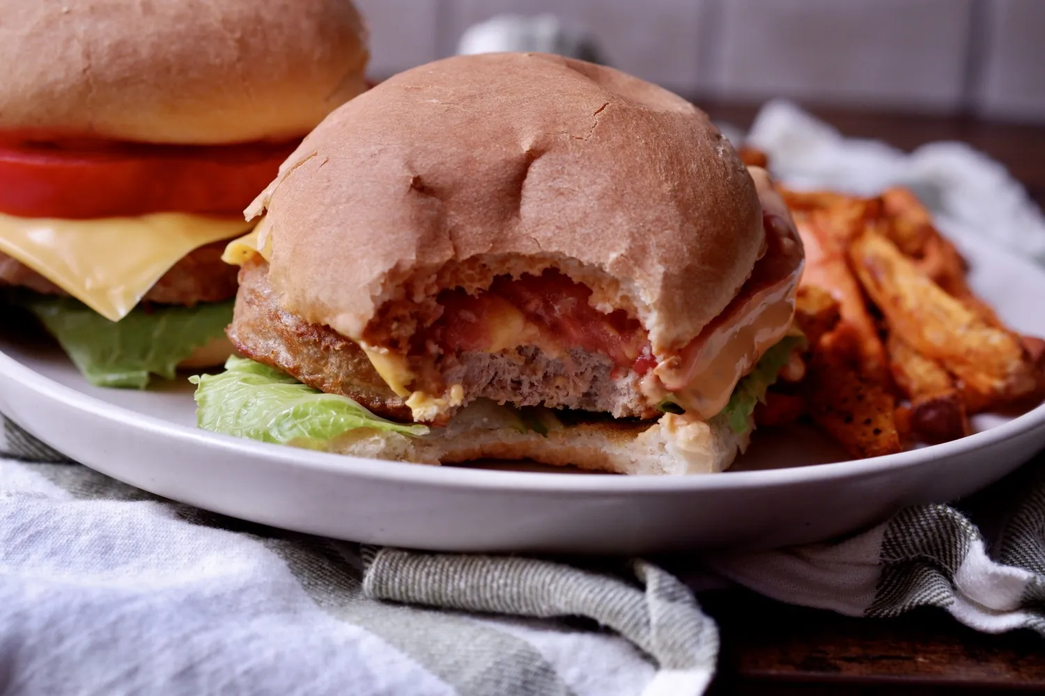 Asian Turkey Burgers with Sriracha Lime Yogurt Sauce