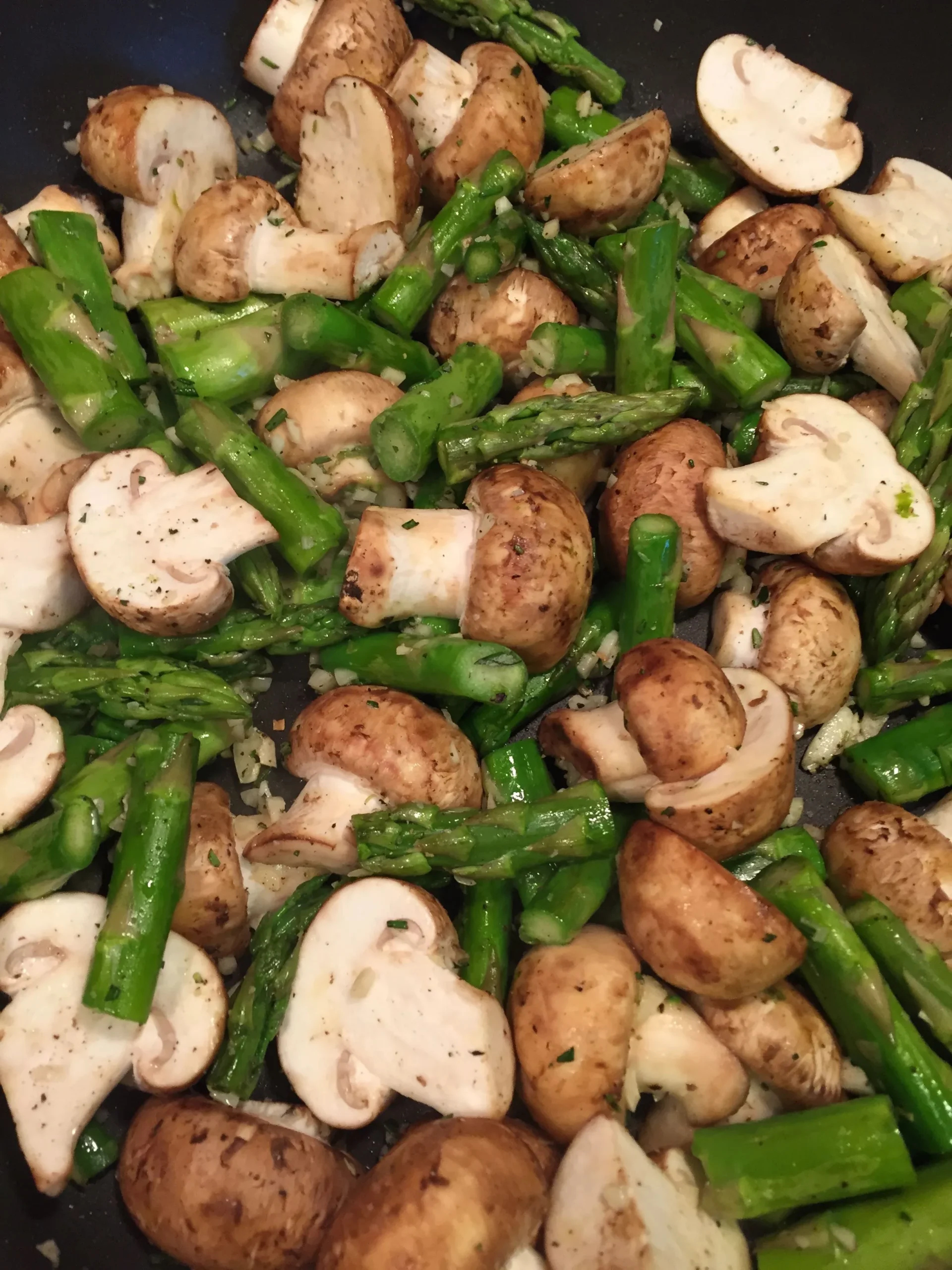 Asparagus and Mushroom Sauté