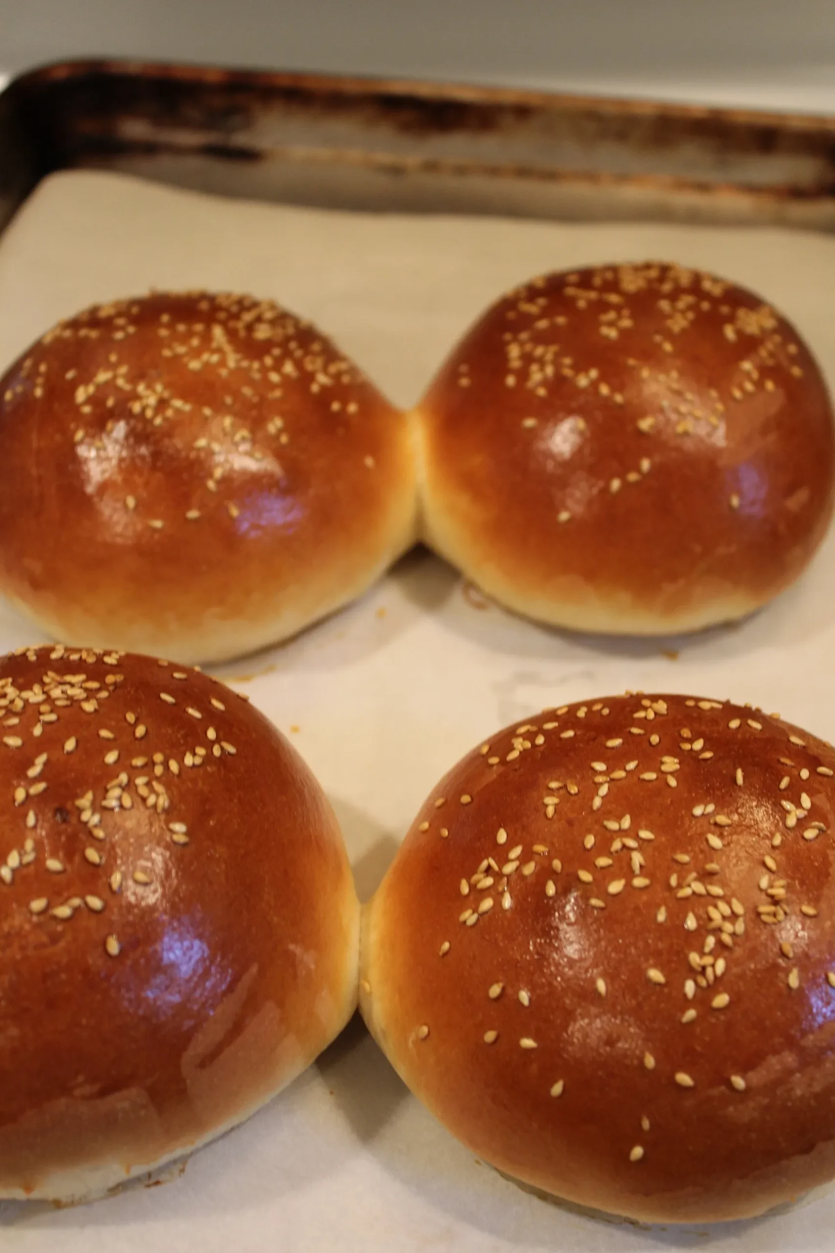 Attractive Homemade Burger Buns