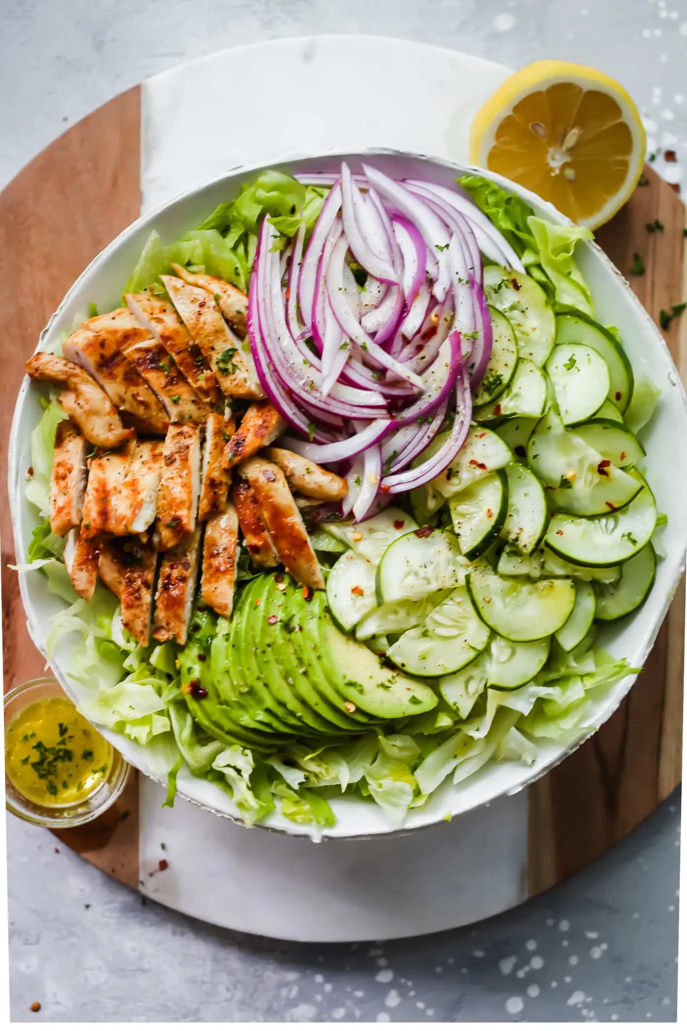 Avocado Green Onion Chicken Salad