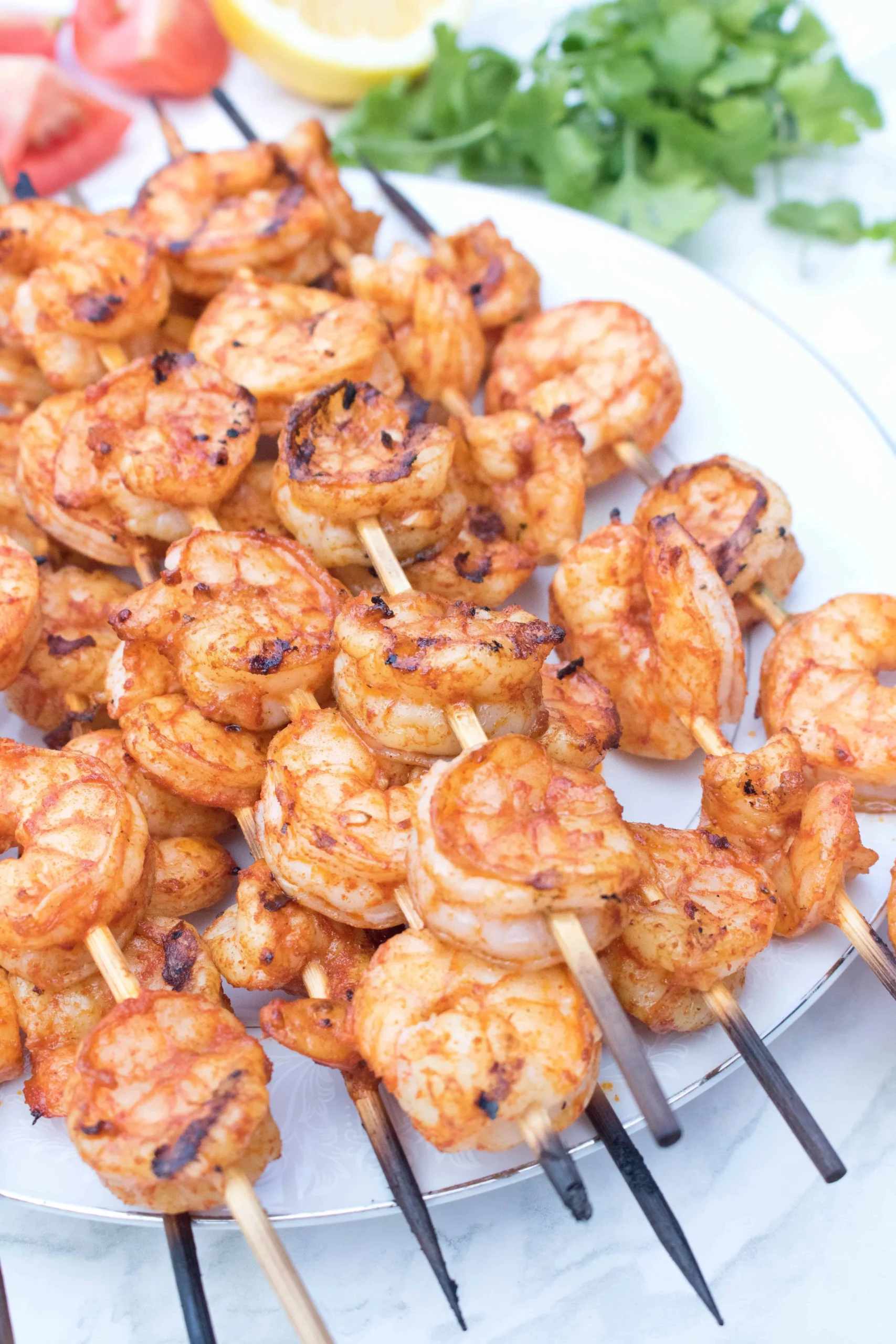 BBQ Grilled Shrimp Skewers
