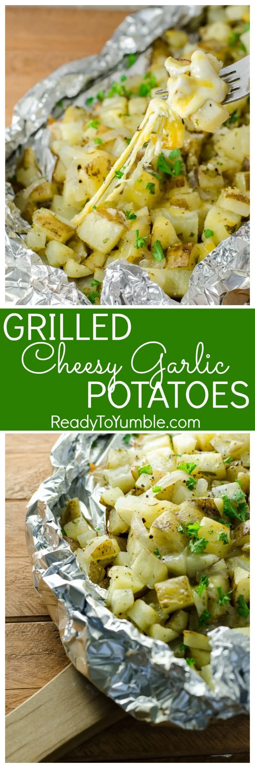 BBQ Side Dish Garlic Potatoes