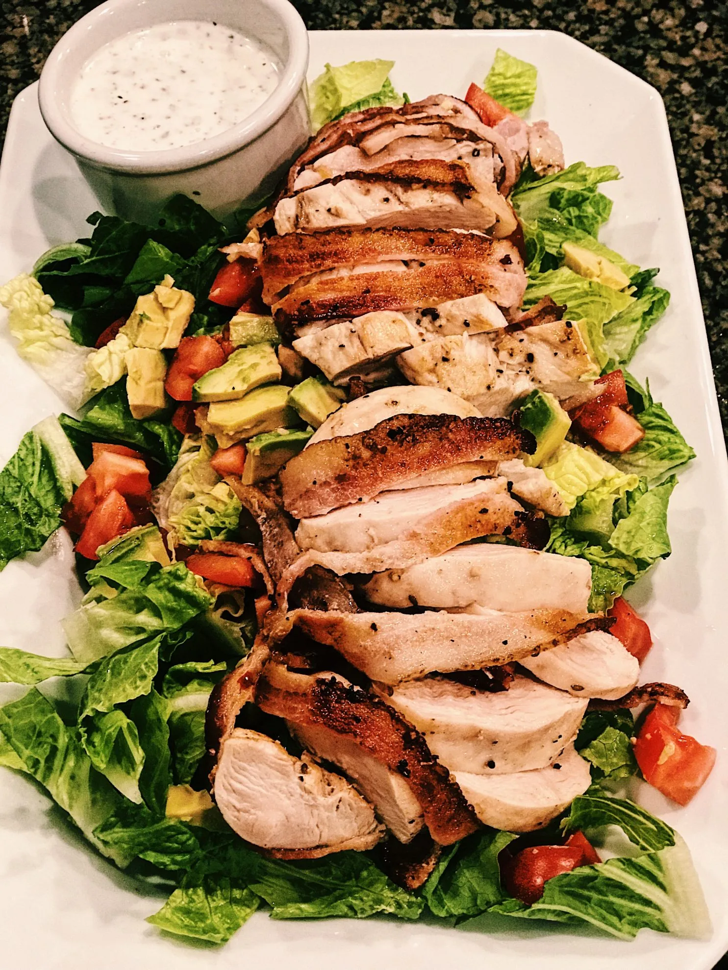 Bacon Barbecue Ranch Salad