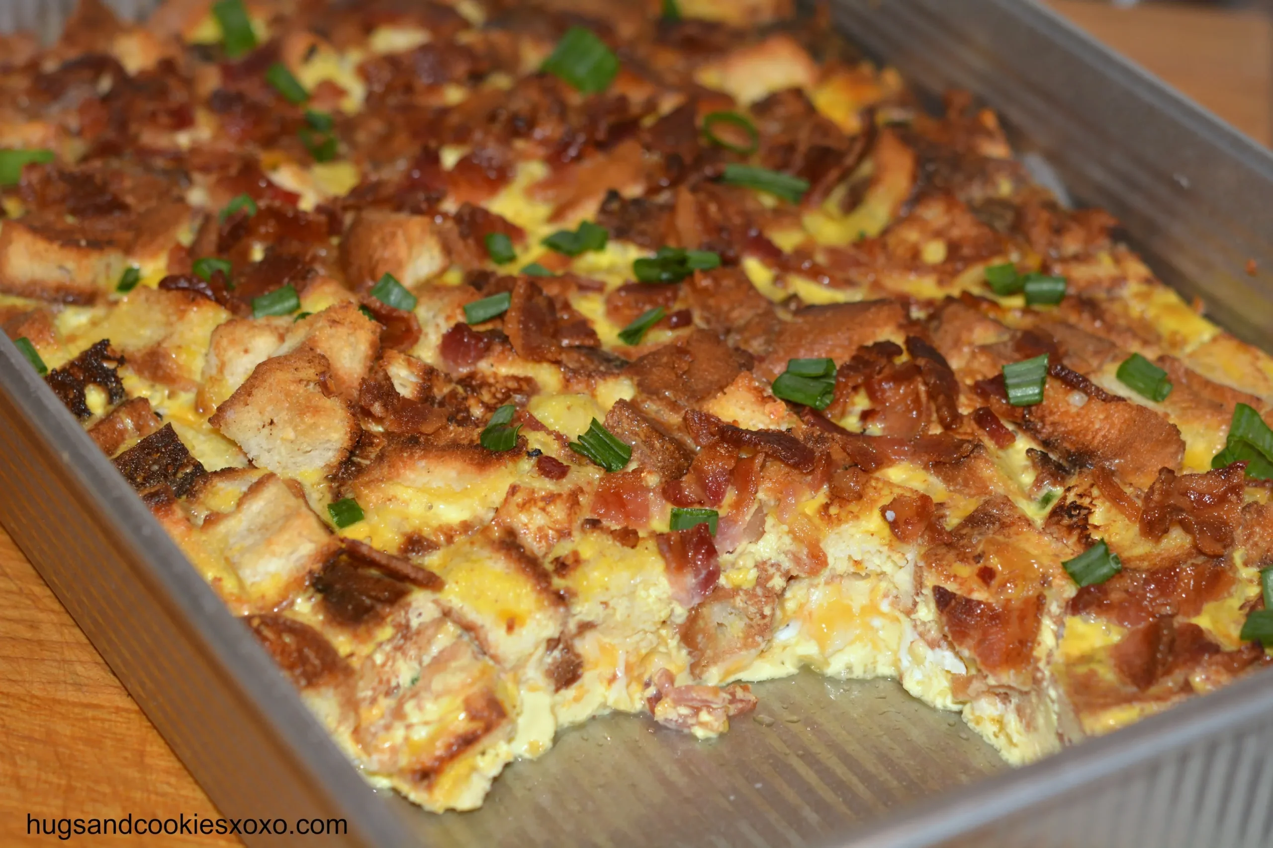 Bacon Cheddar Egg Bake