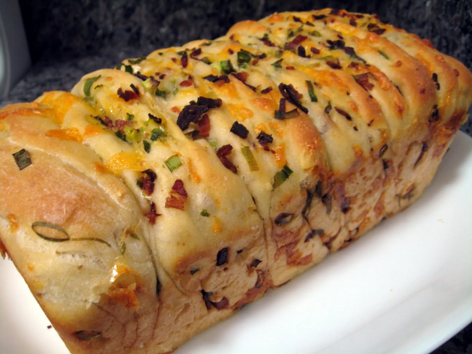 Bacon Cheddar and Scallion Breads