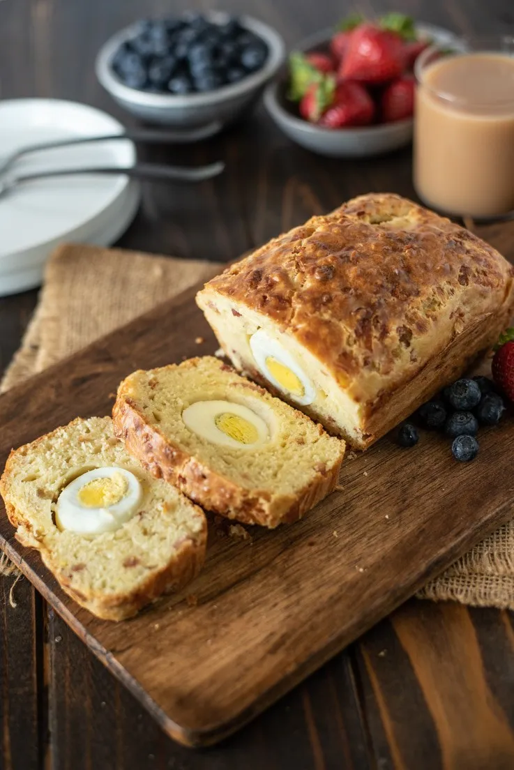 Bacon Egg Cheese Breakfast Loaf