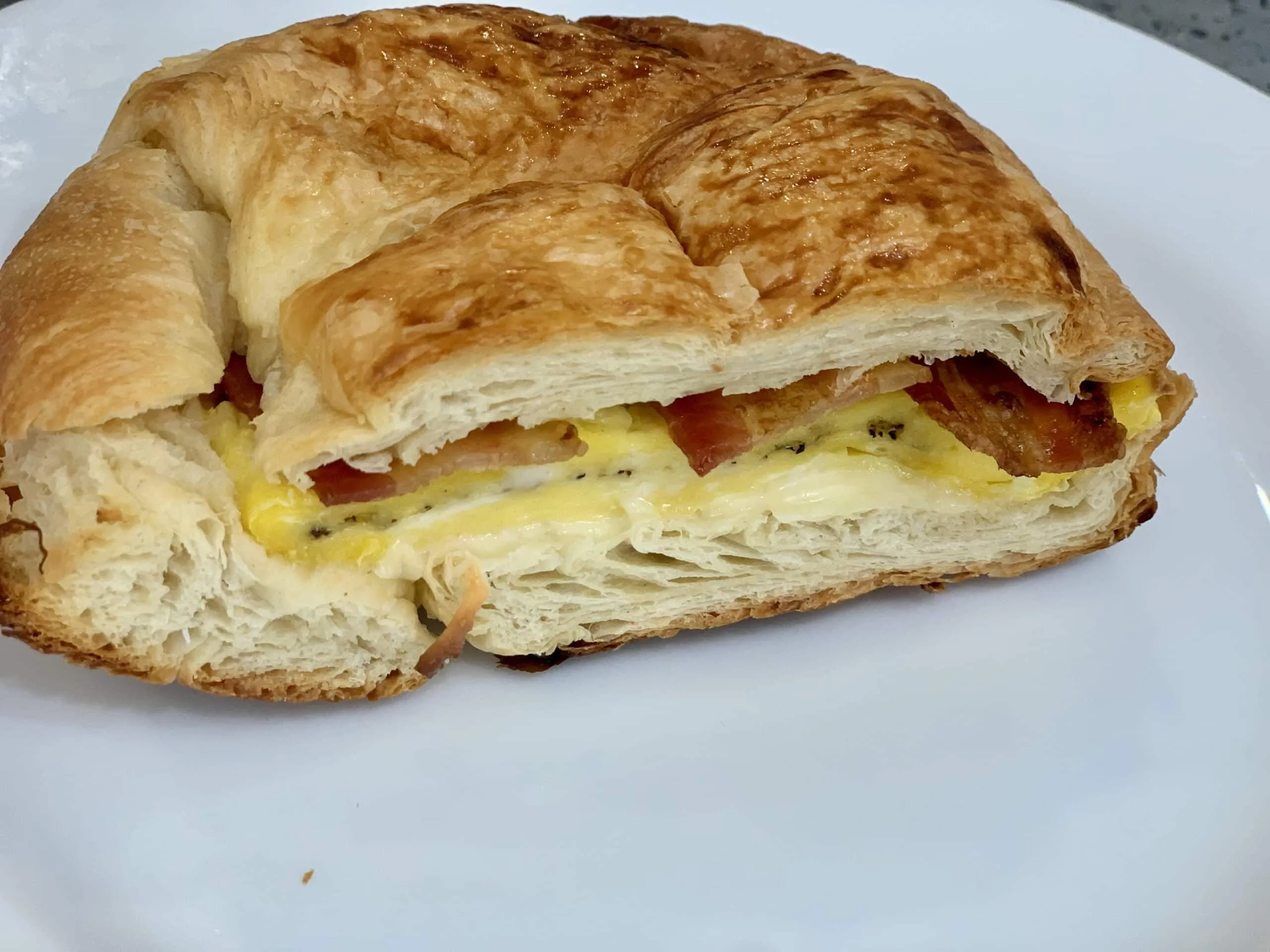 Bacon Egg and Cheese Croissants