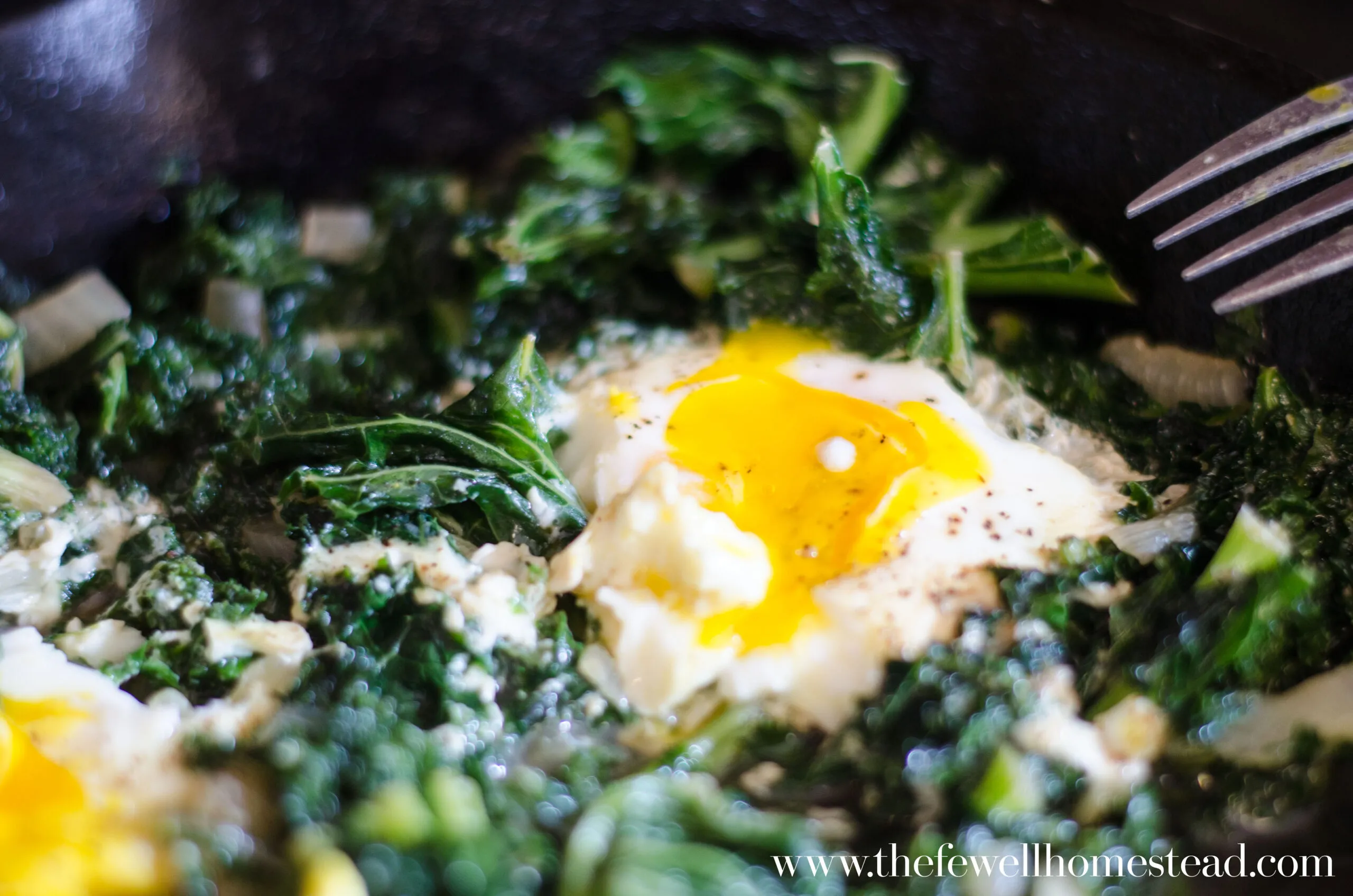 Bacon Kale Sheet Pan Eggs