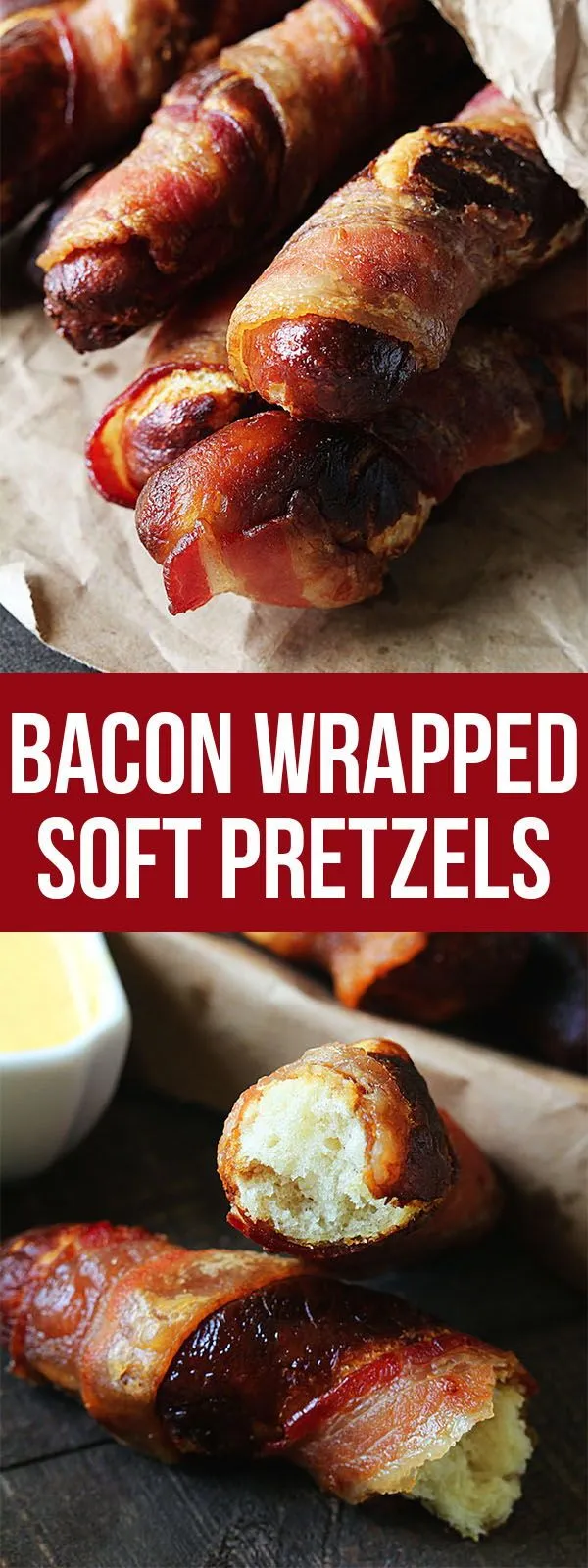 Bacon Wrapped Soft Pretzels