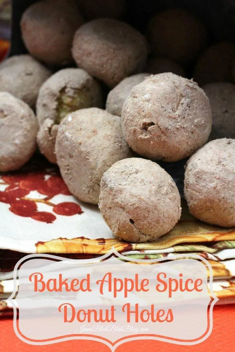 Baked Apple Spice Donut Holes