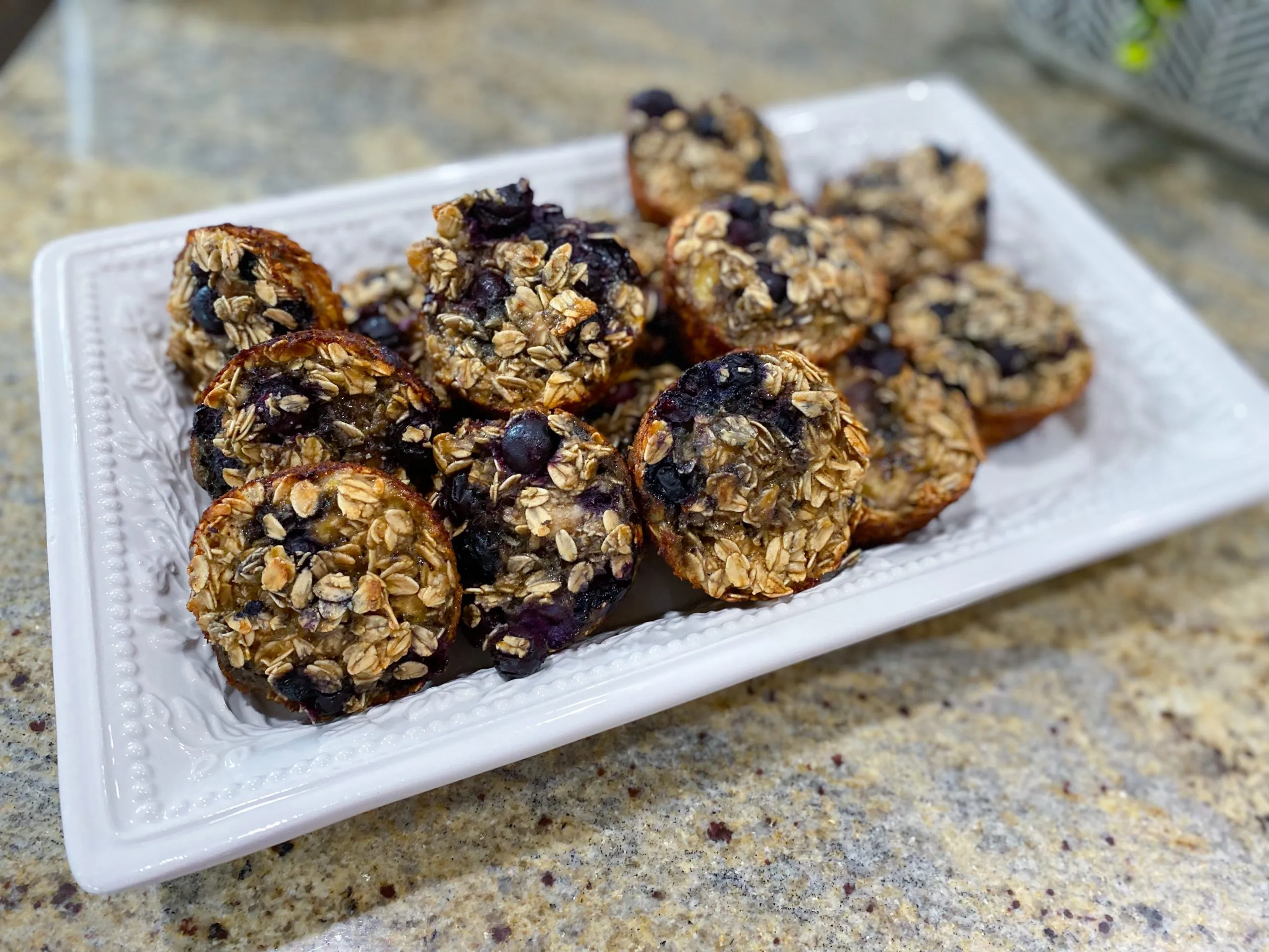Baked Blueberry Oatmeal Cups
