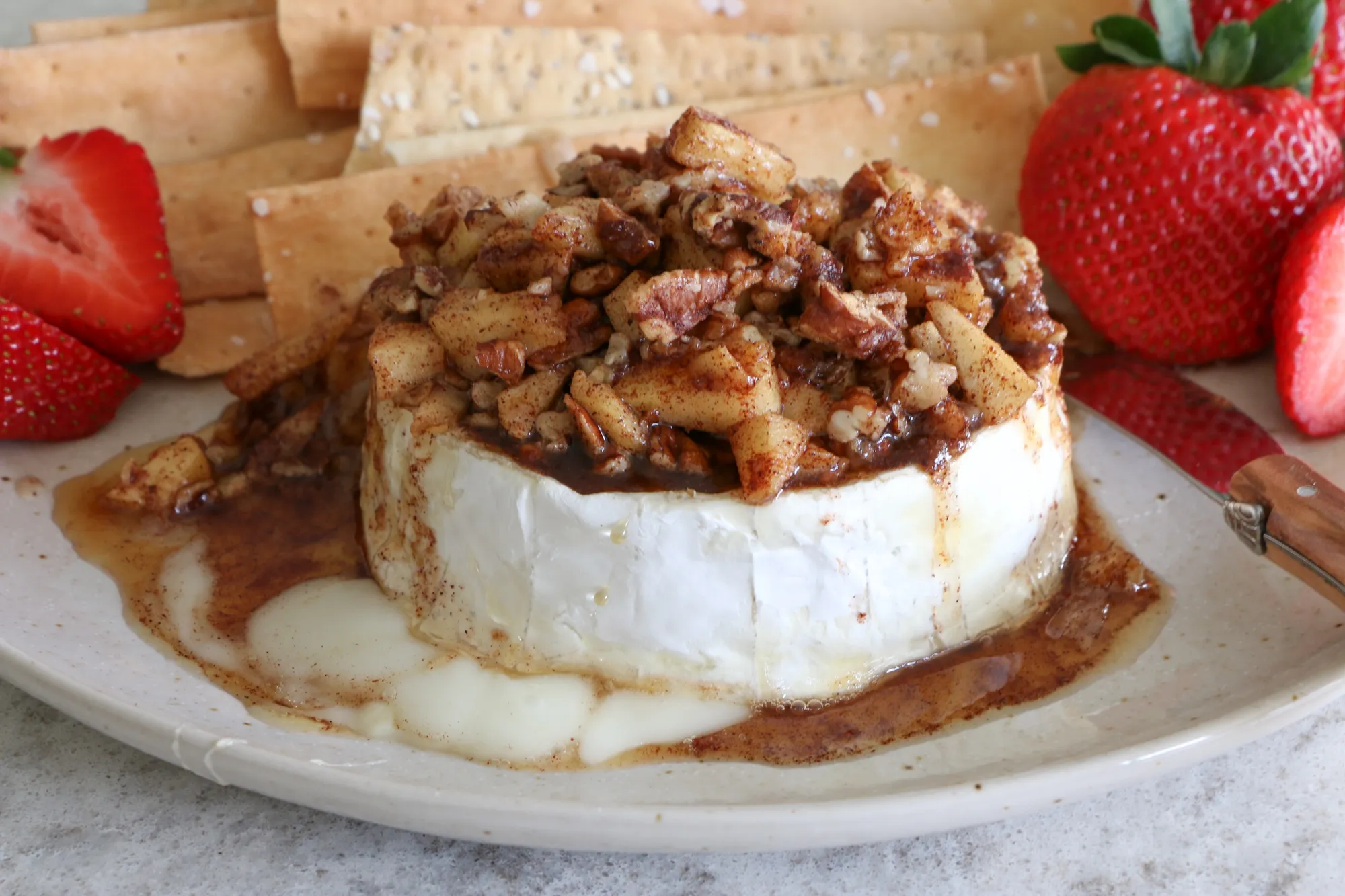 Baked Brie with Apples