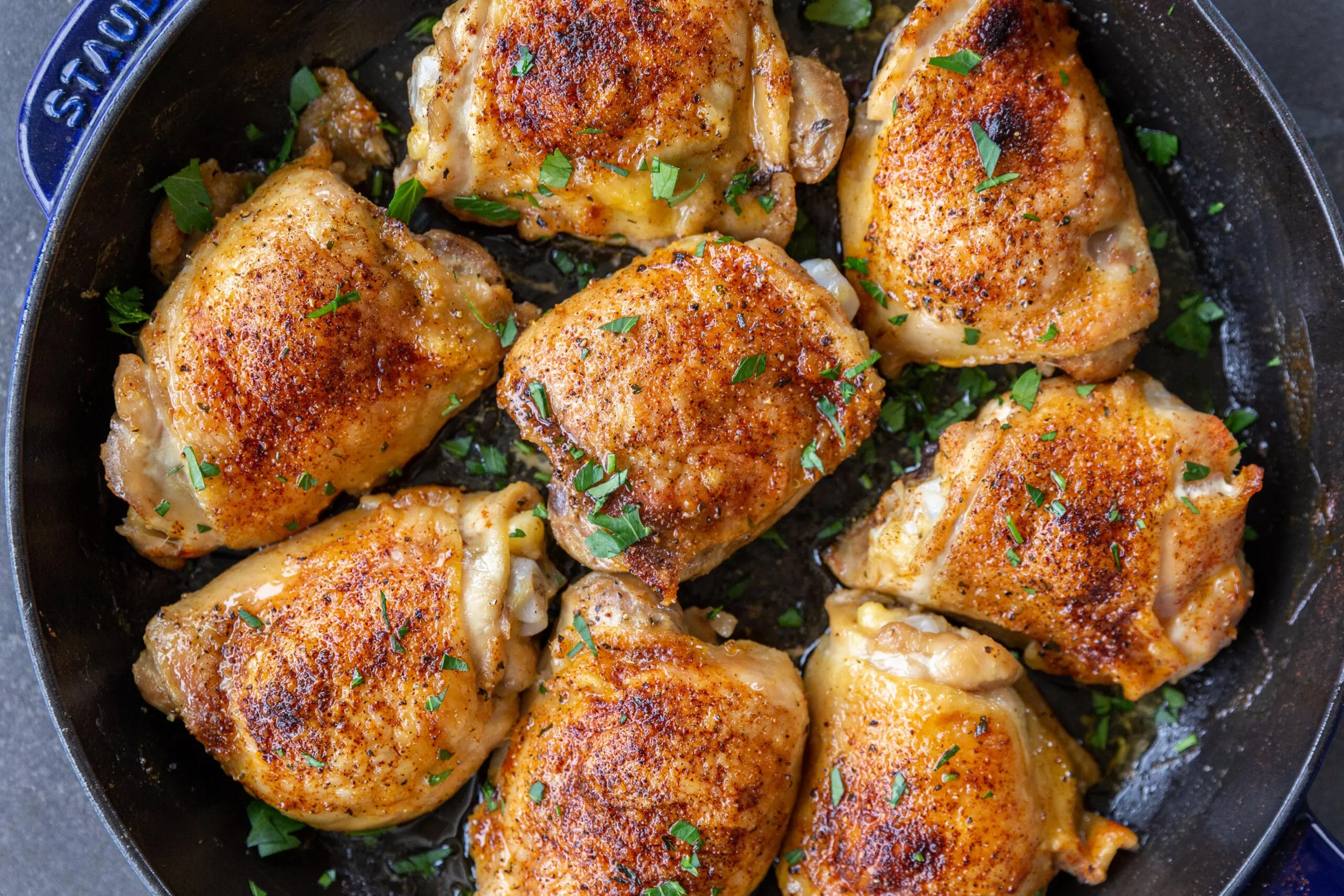 Baked Crispy Chicken Thighs
