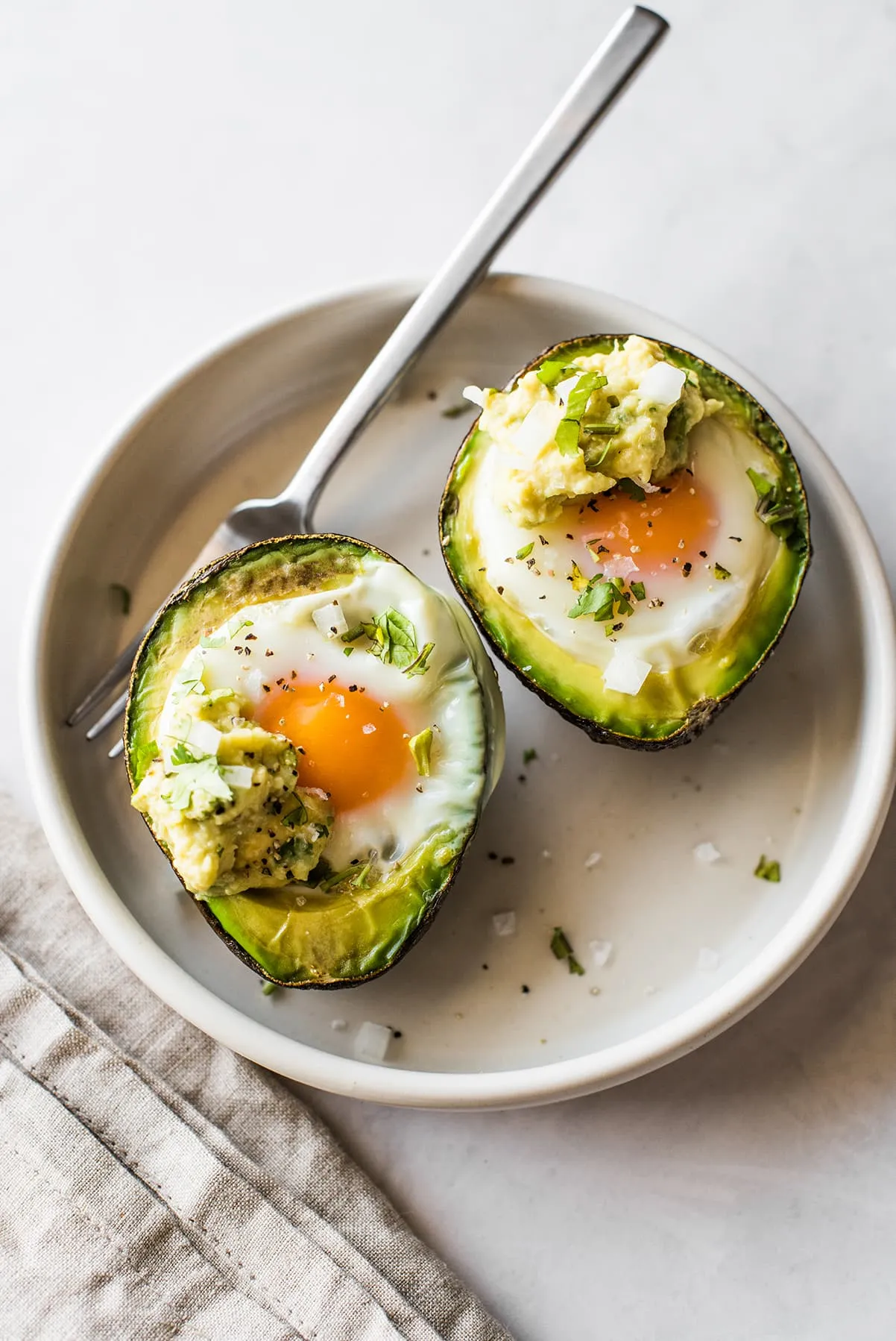 Baked Eggs and Avocado