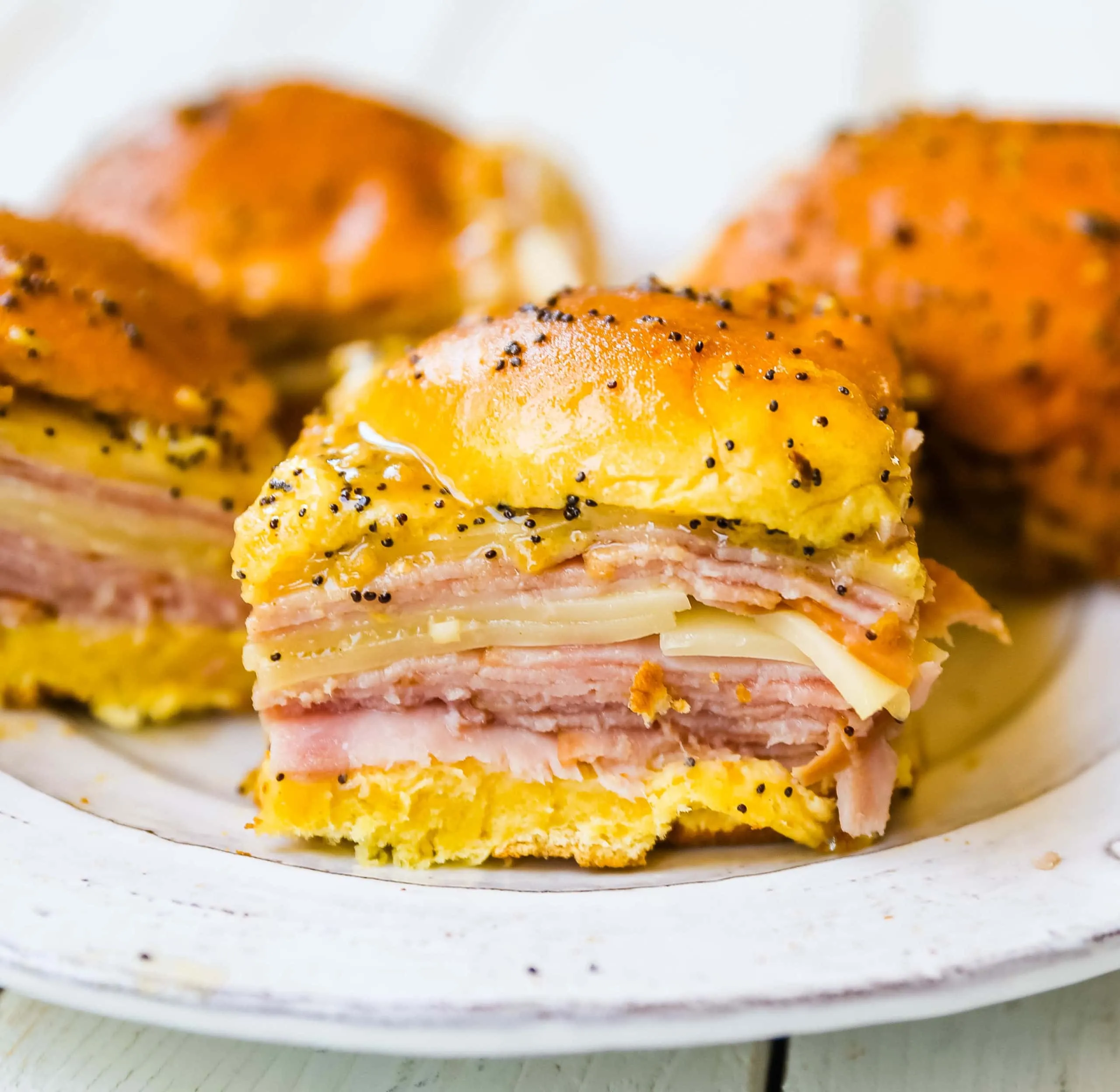 Baked Ham Cheese Sliders