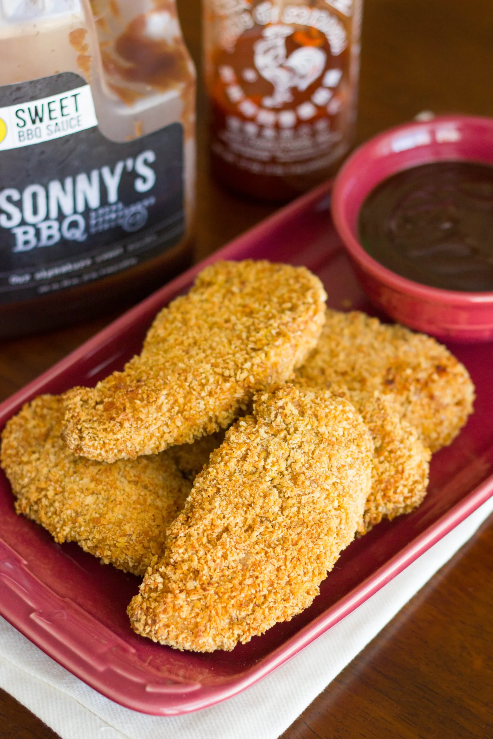 Baked Hot Barbecue Chicken Tenders