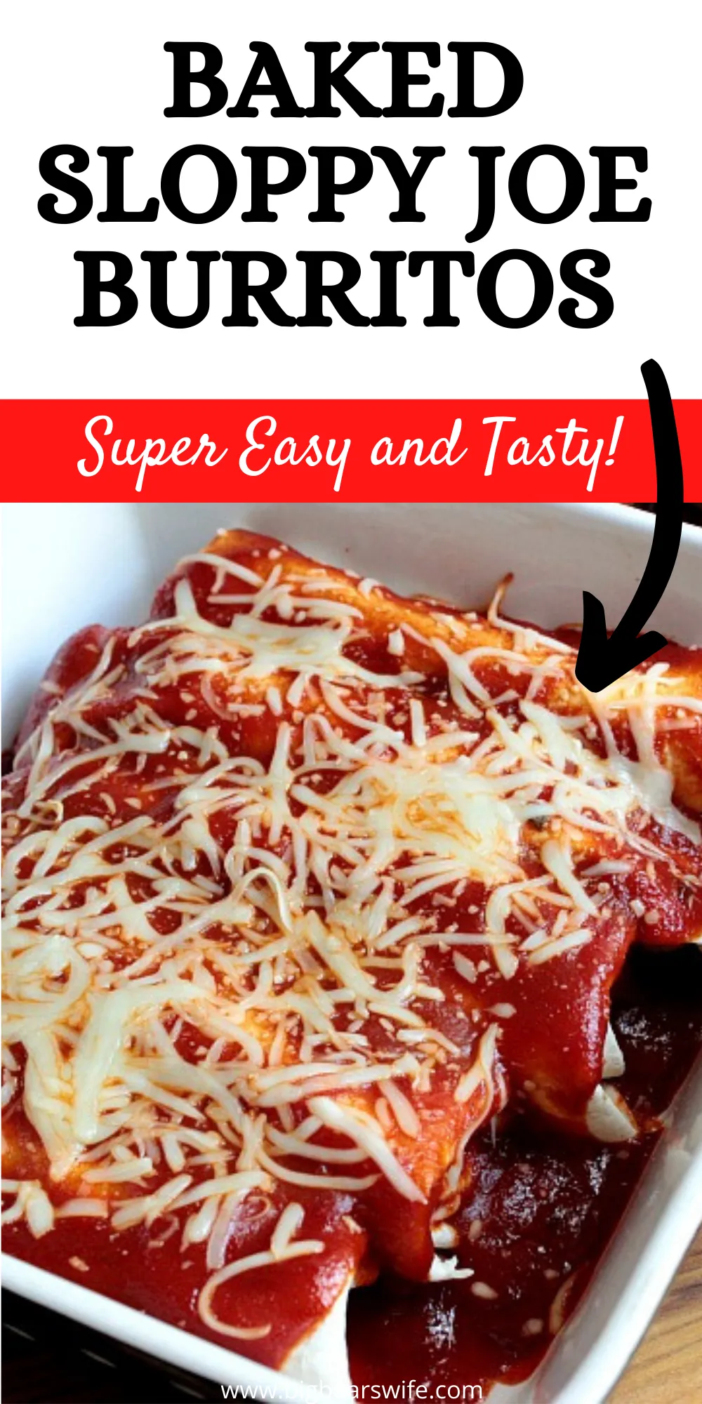 Baked Manwich Burritos Manwich