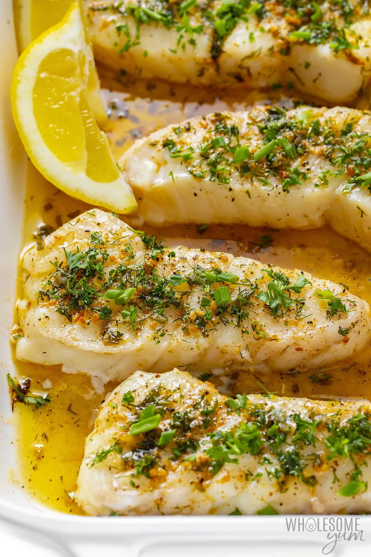 Baked Spicy Honey Halibut