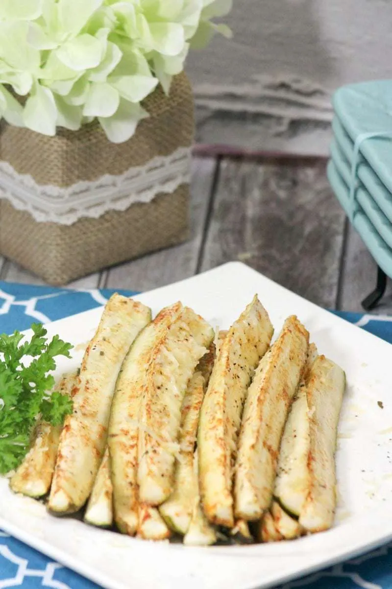Baked Zucchini Skinny Buttermilk Ranch