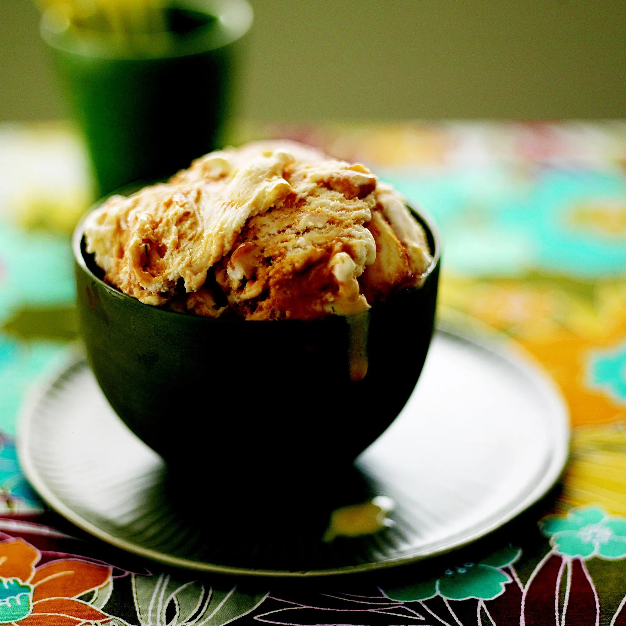 Banana Cajeta Cashew Ice Cream