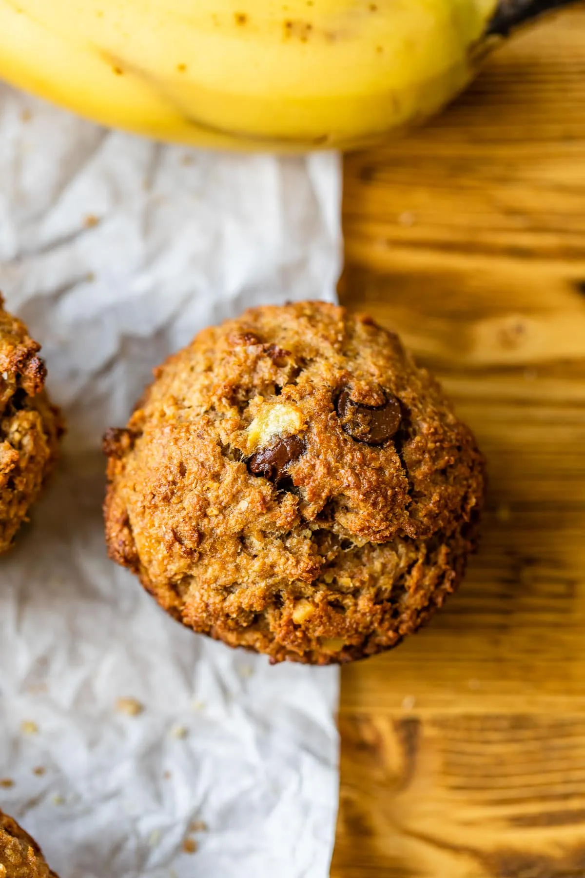 Banana Walnut Bran Muffins