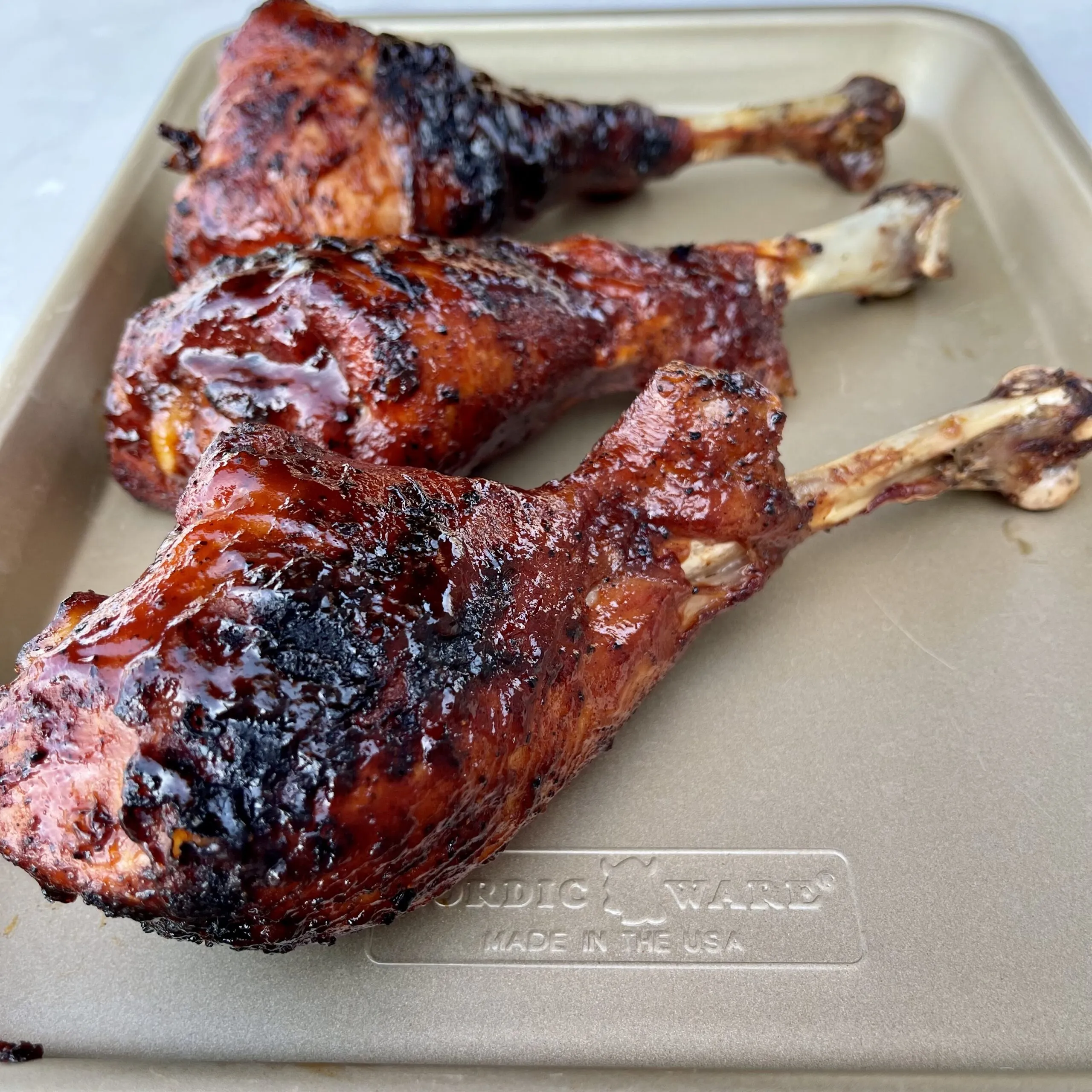 Barbecue Style Turkey Thighs