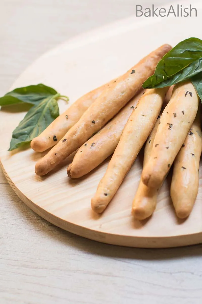 Basil Cheese Bread Strips