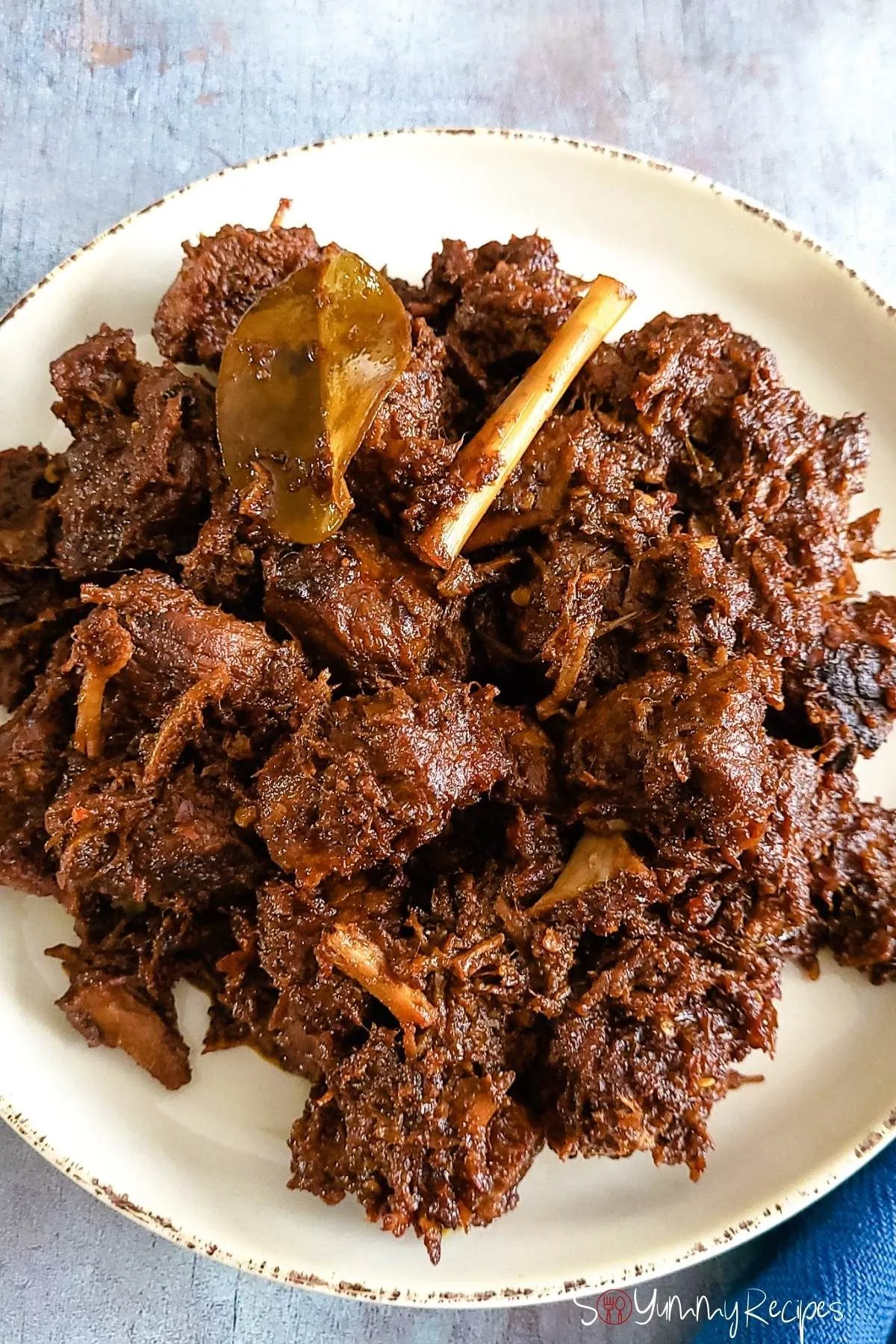 Beef Rendang Dry Beef Curry